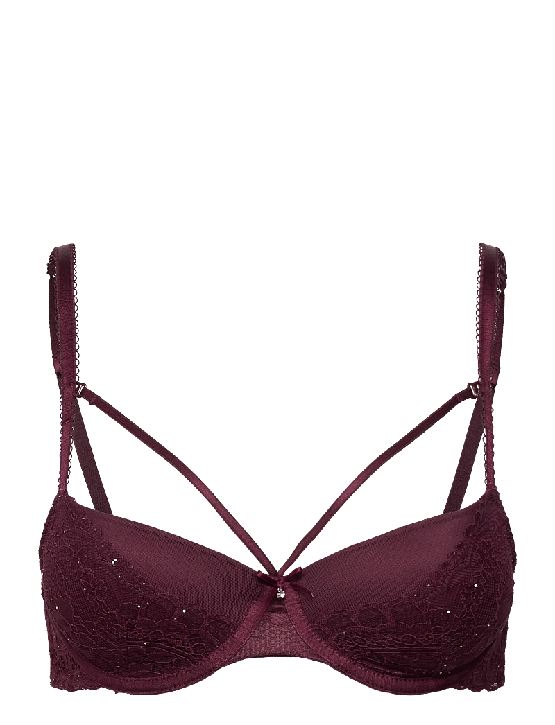 Hunkemöller - ISADORA PD - push-up bh:ar - zinfandel - 1