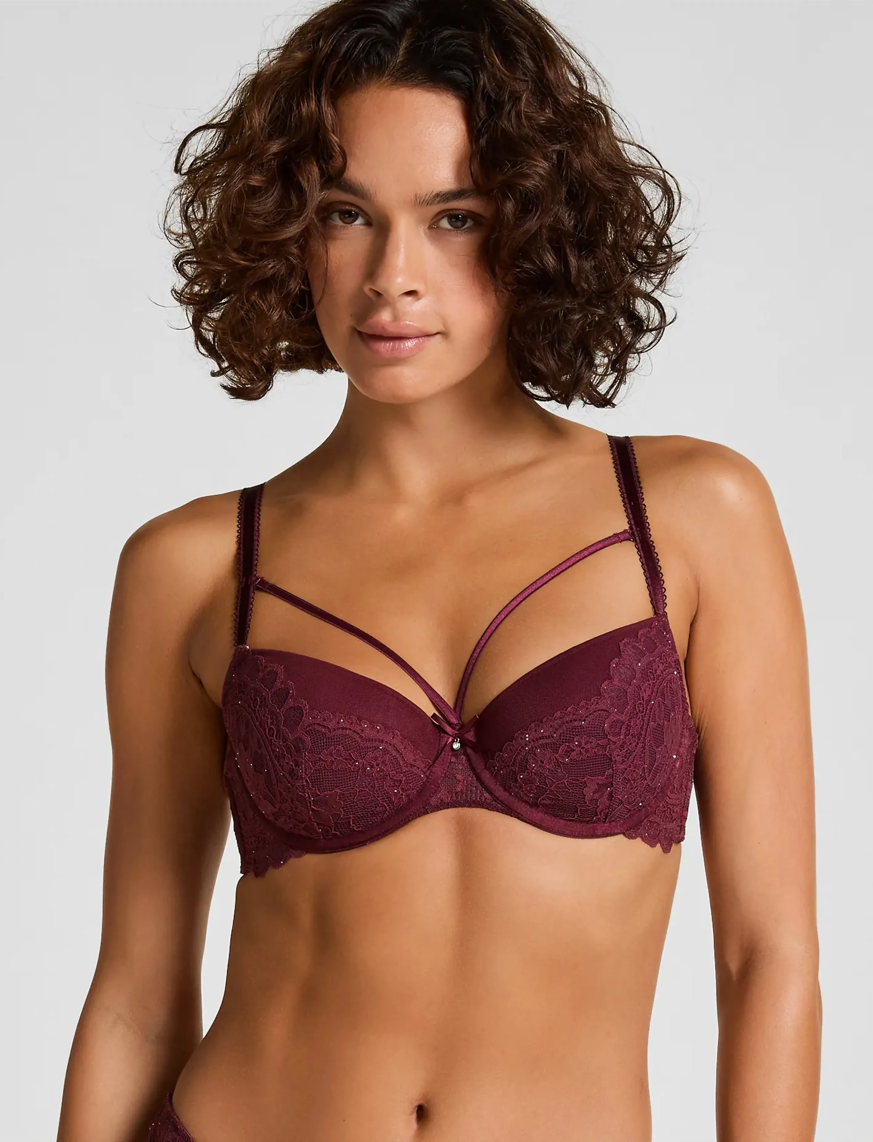 Hunkemöller ISADORA PD - Pesu ja aluspesu - ZINFANDEL / burgundy