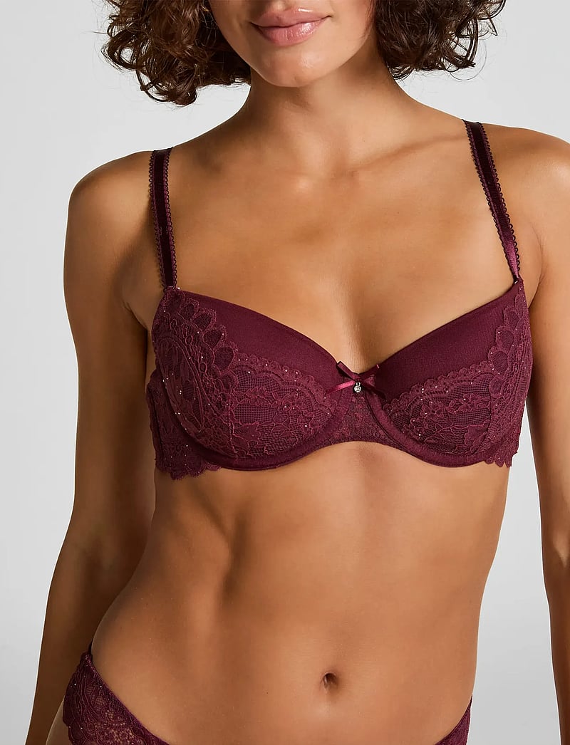 Hunkemöller - ISADORA PD - push-up bh:ar - zinfandel - 4