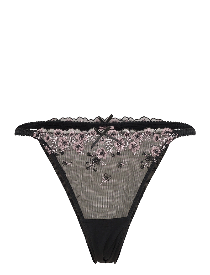 Hunkemöller - CHLOE HL BRAS T - stringtrusser - caviar - 0