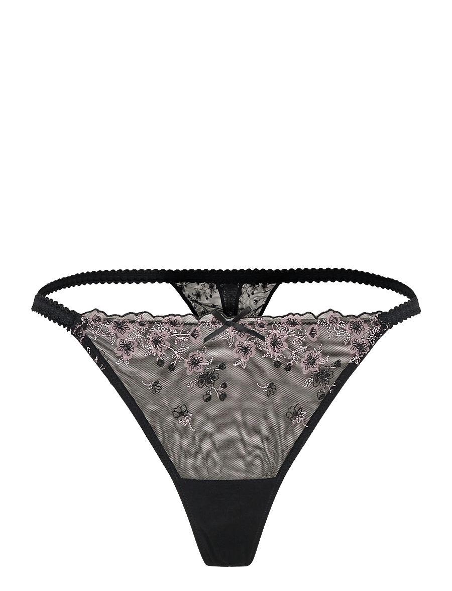 Hunkemöller - CHLOE HL STRING T - tangas - caviar - 0
