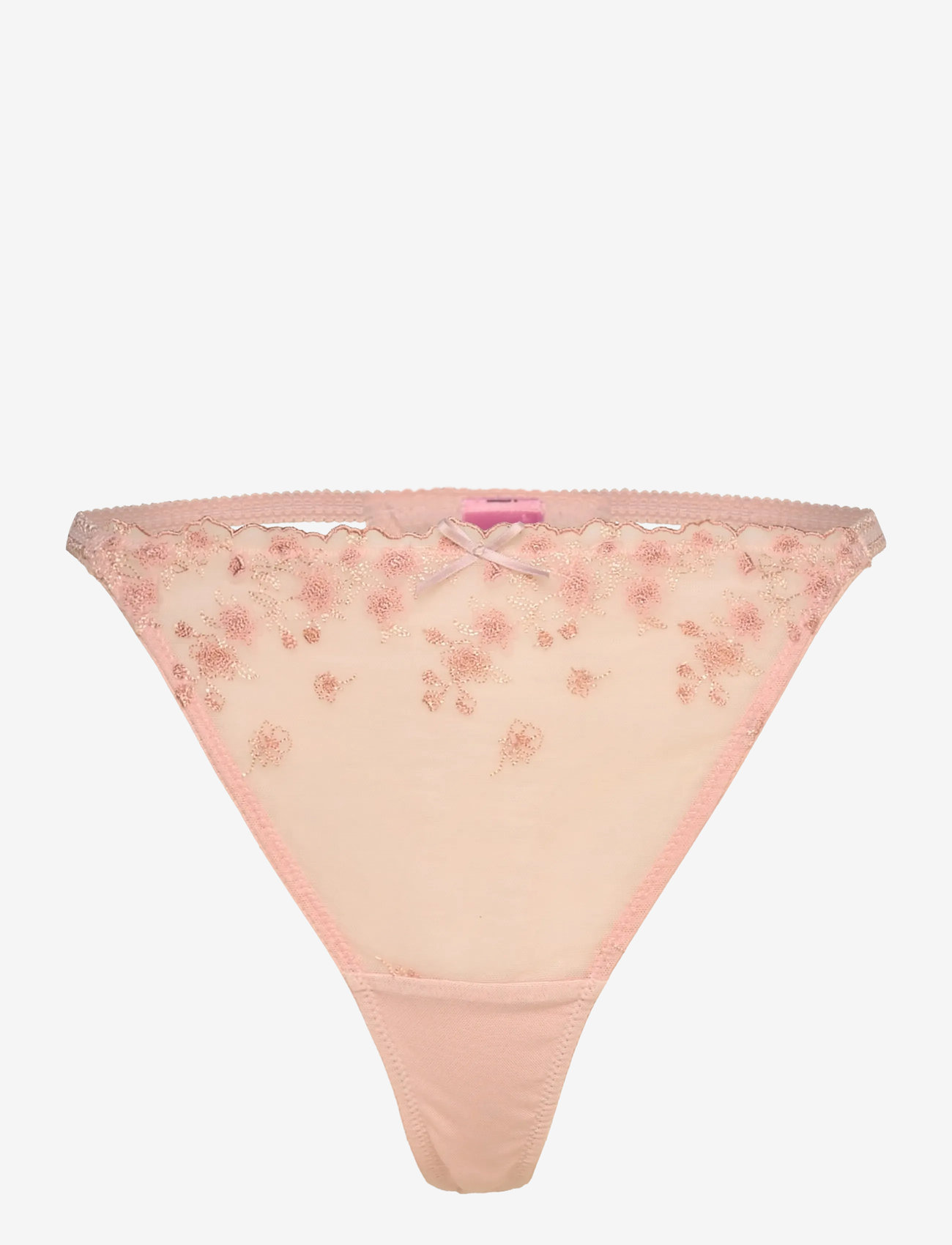 Hunkemöller - CHLOE HL STRING T - geschenke unter 30€ - rose smoke - 0