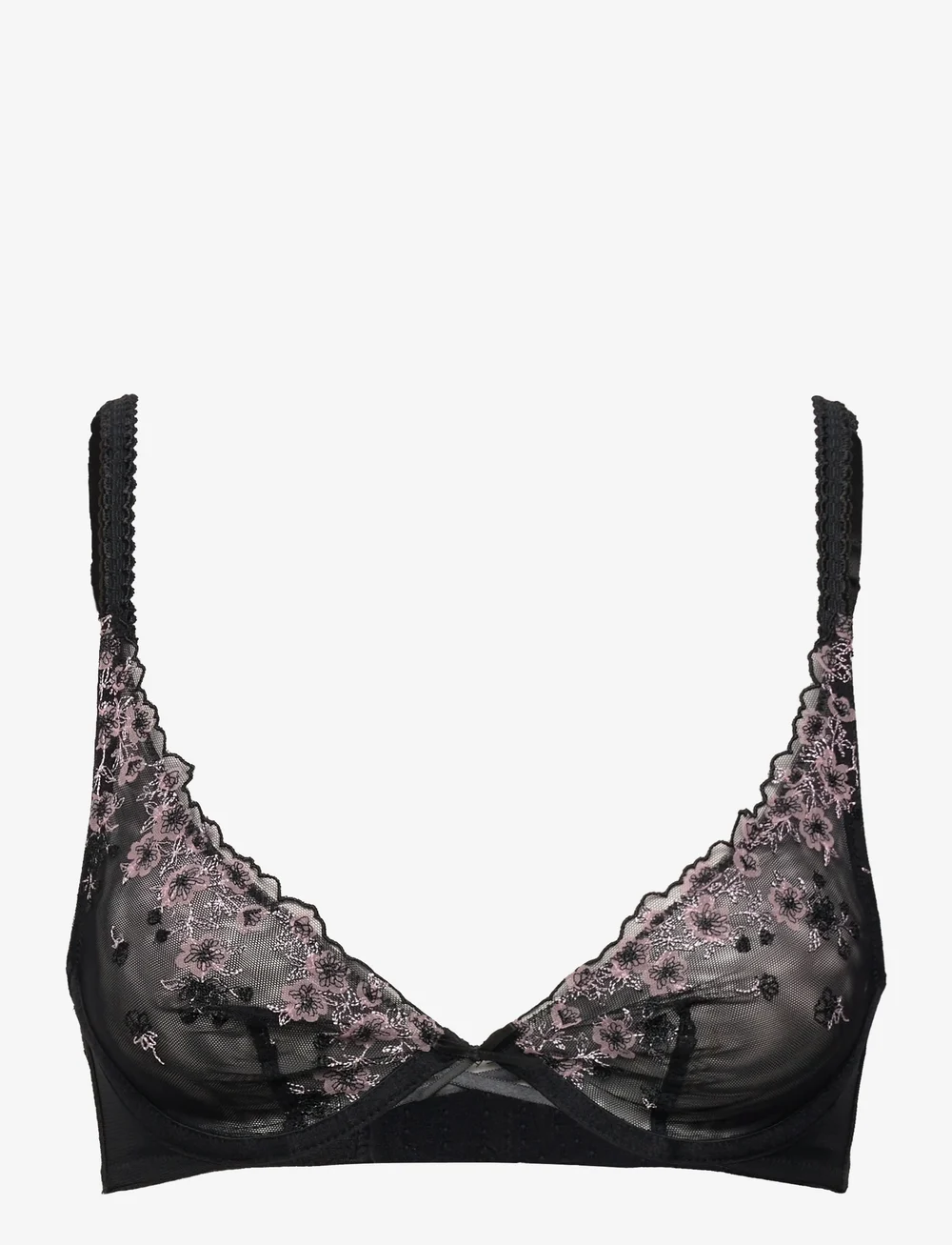 Hunkemöller - CHLOE UP - plunge bhs - caviar - 0