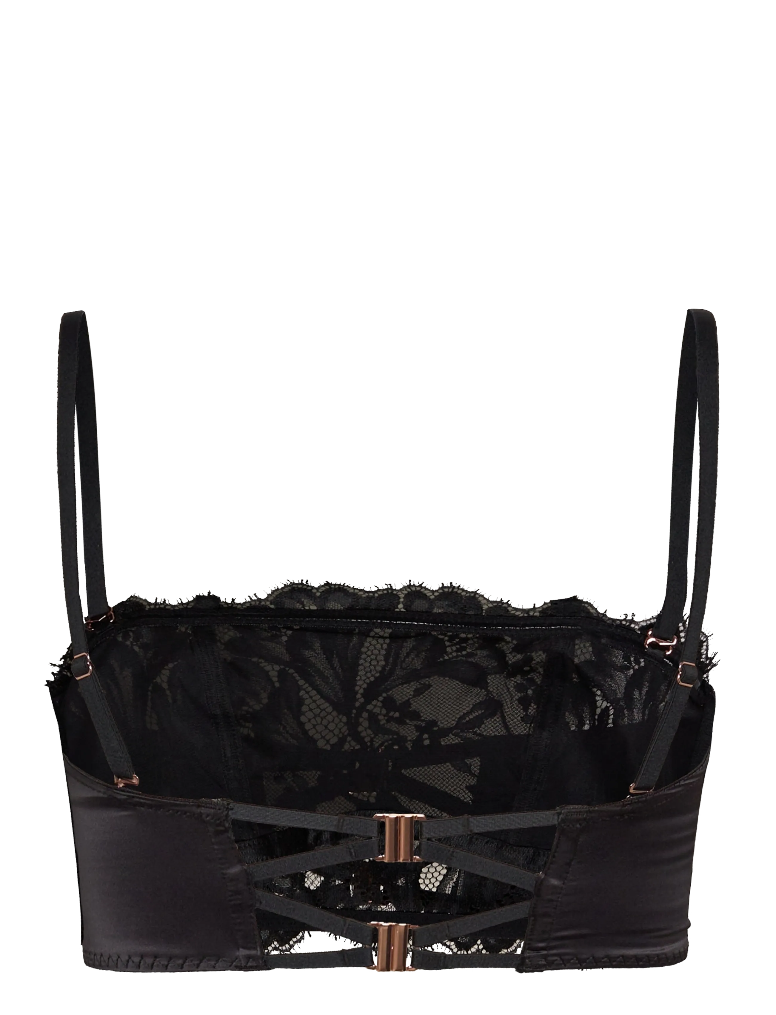 Hunkemöller - GRACE BRALETTE LL - rinnahoidja - caviar - 3