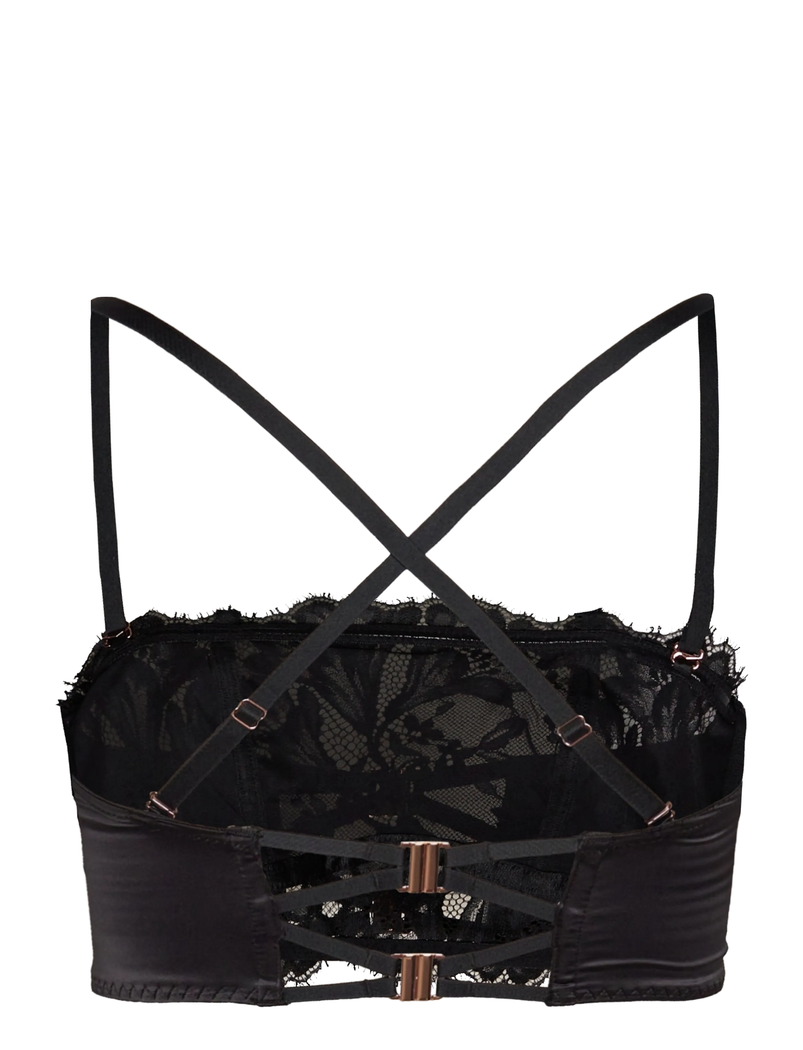 Hunkemöller - GRACE BRALETTE LL - rinnahoidja - caviar - 4