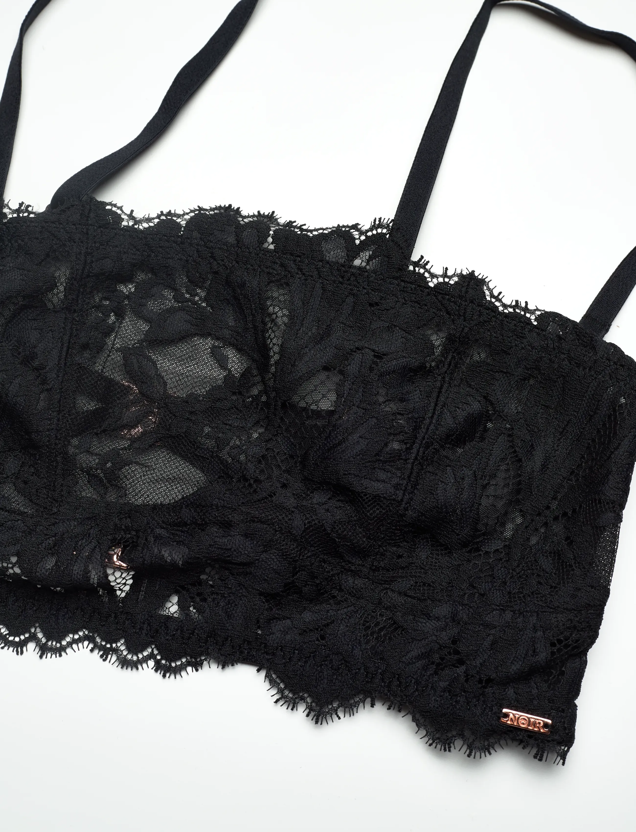 Hunkemöller - GRACE BRALETTE LL - bralette - caviar - 5