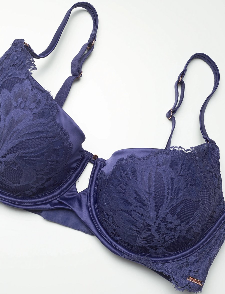 Hunkemöller - GRACE PD - balconette bh'er - twilight blue - 2