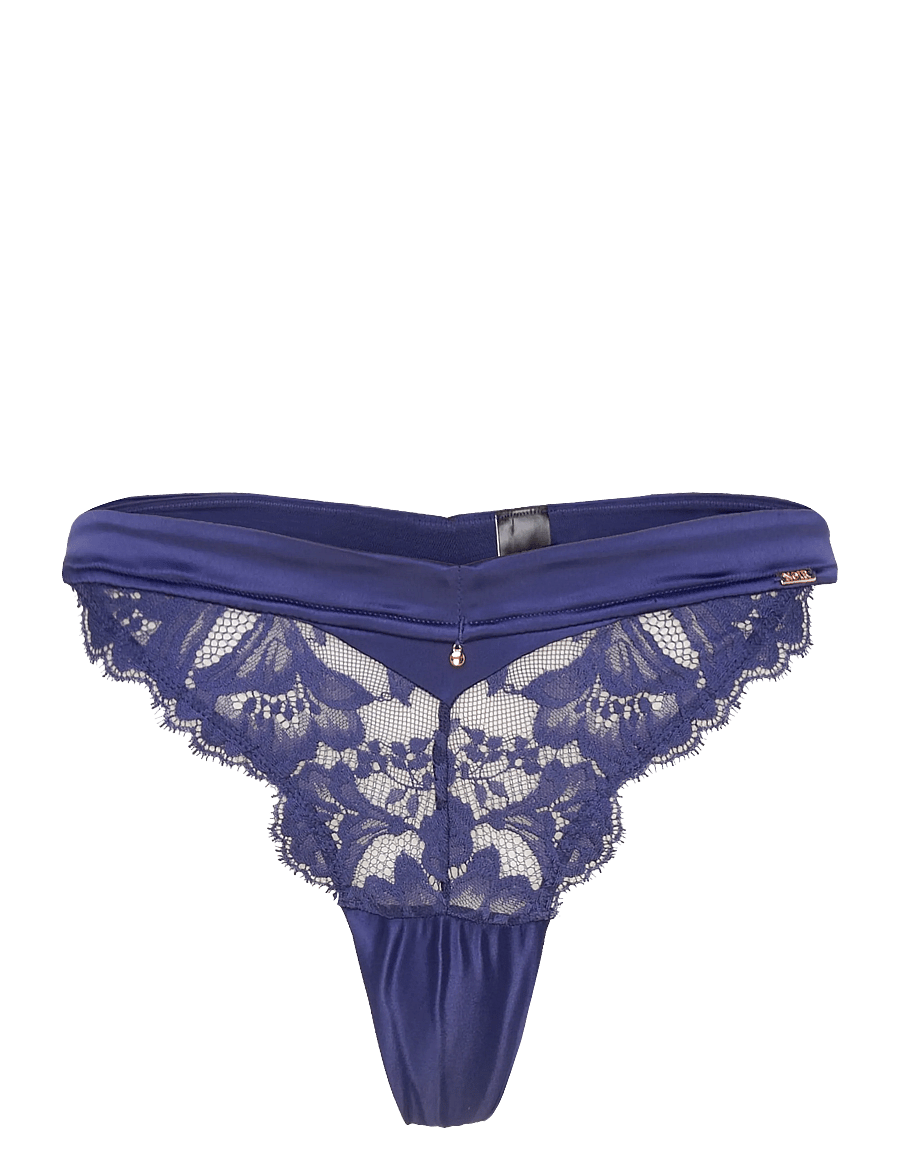 Hunkemöller - GRACE HL STRING TR - stringtrusser - twilight blue - 0
