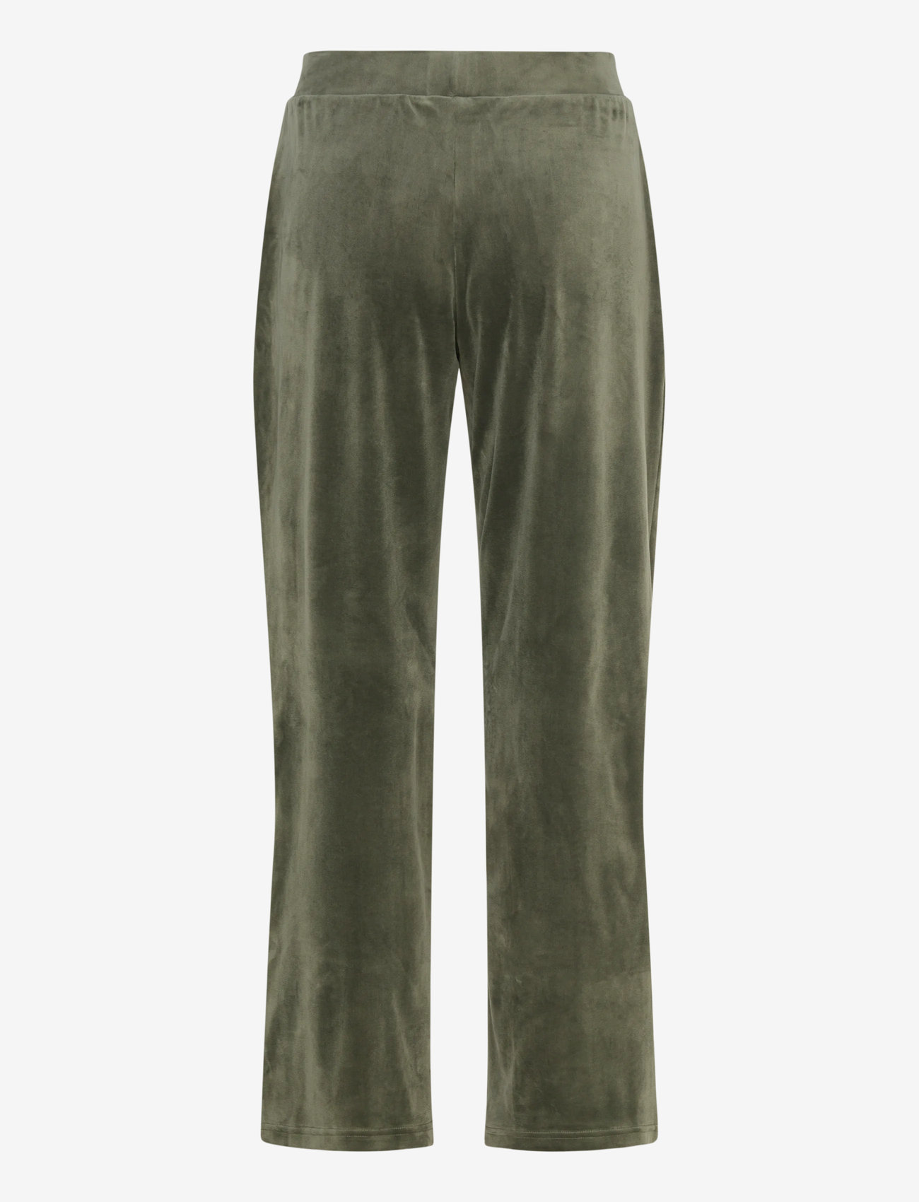 Hunkemöller - PANT STRAIGHT LEG VELOURS - pyjamasbyxor - climbing ivy - 1