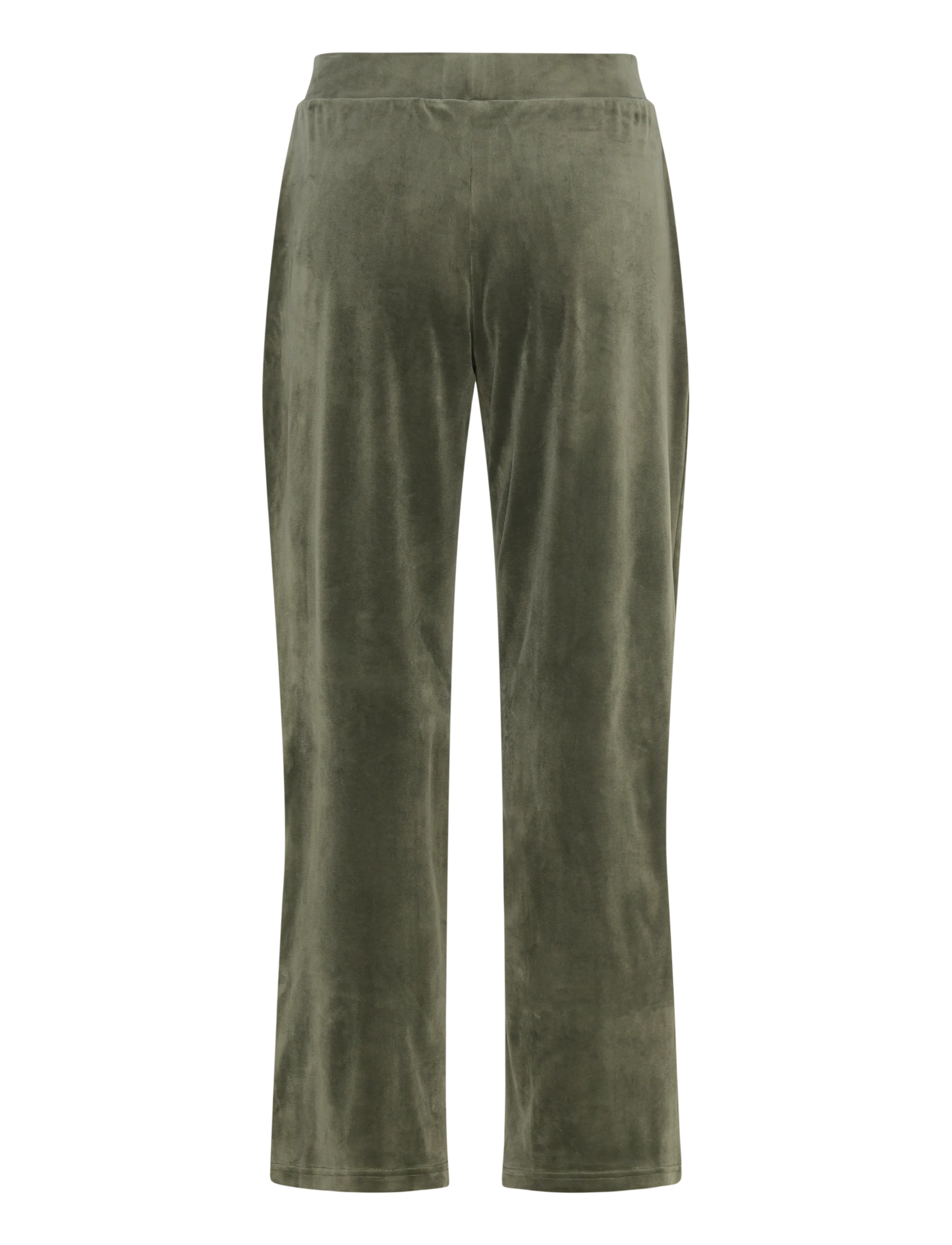 Hunkemöller - PANT STRAIGHT LEG VELOURS - climbing ivy - 1