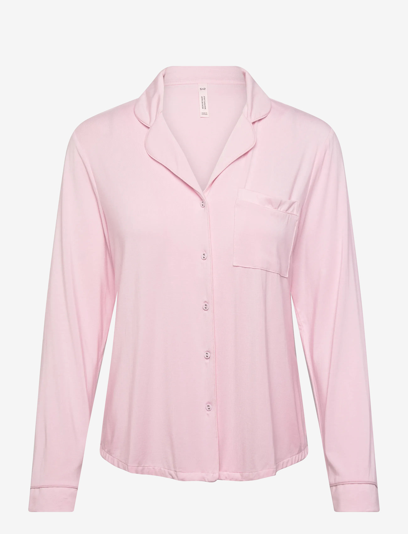 Hunkemöller - JACKET LS JERSEY ESSENTIAL - tops - pink - 0