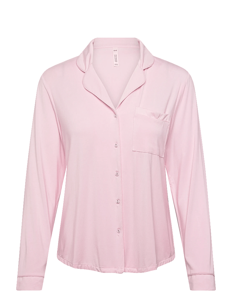 Hunkemöller - JACKET LS JERSEY ESSENTIAL - oberteile - pink - 0