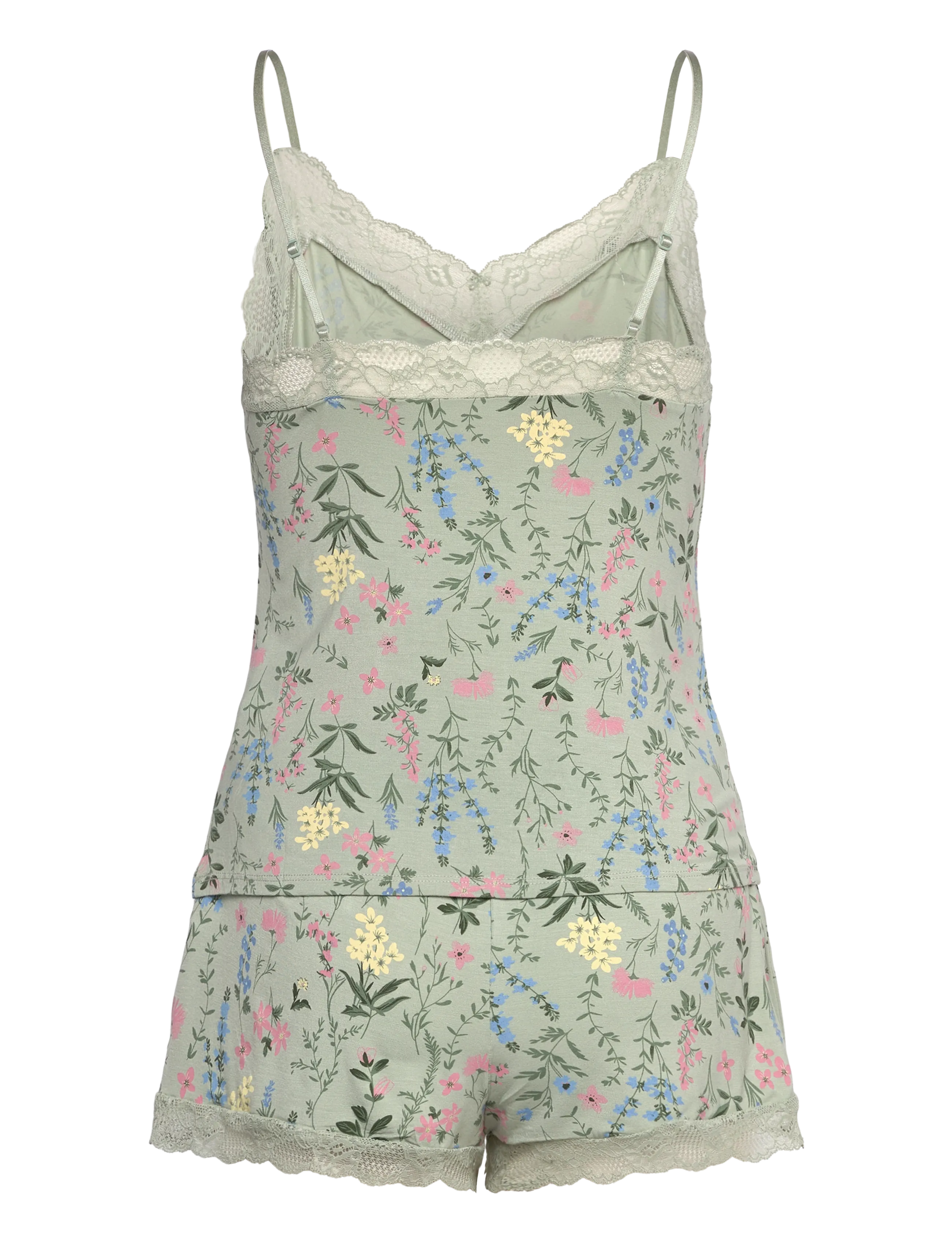 Hunkemöller - Cami Short Pyjama Set - hkm green - 1