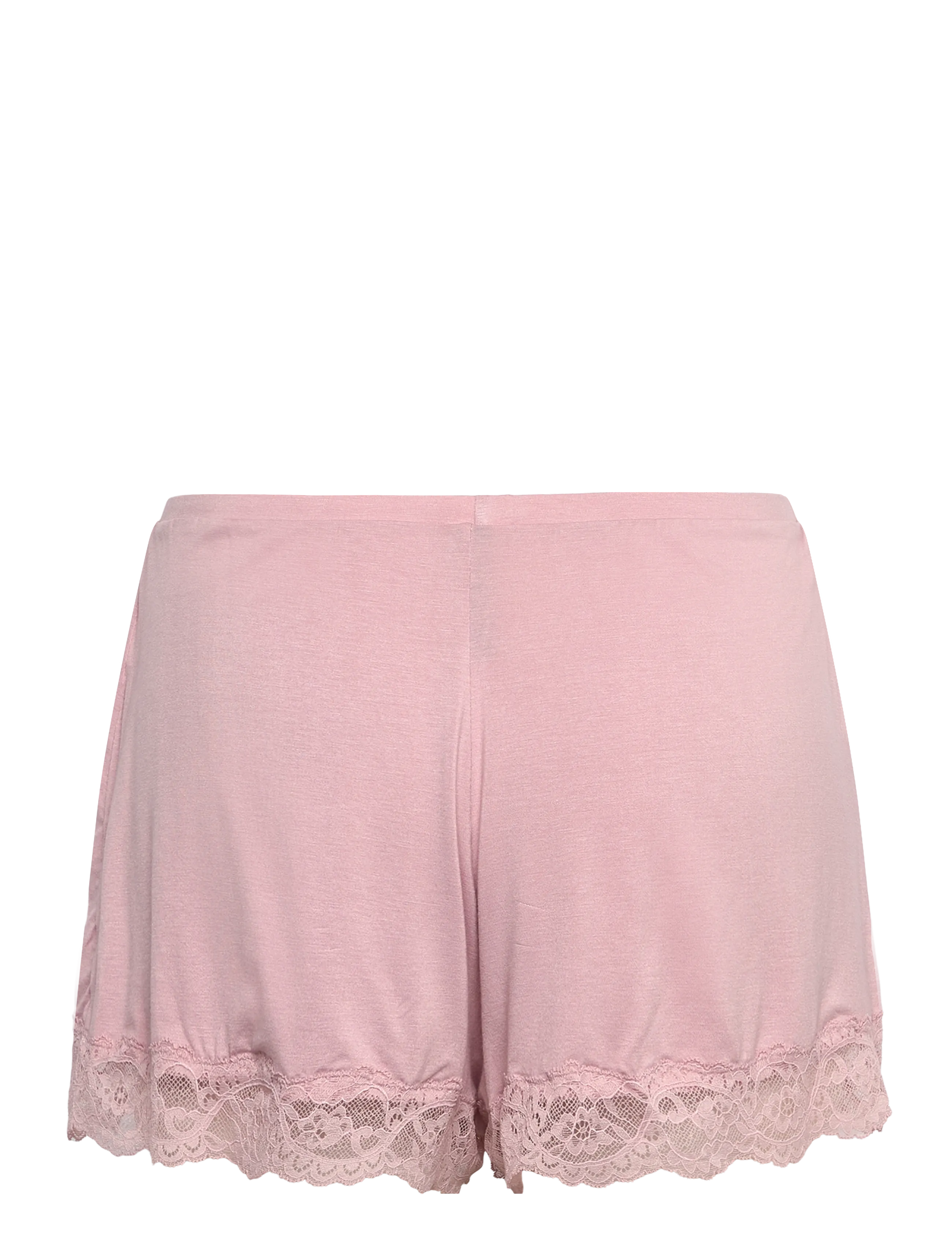 Hunkemöller - PJ CAMI JERSEY LACE NANA - pink - 3