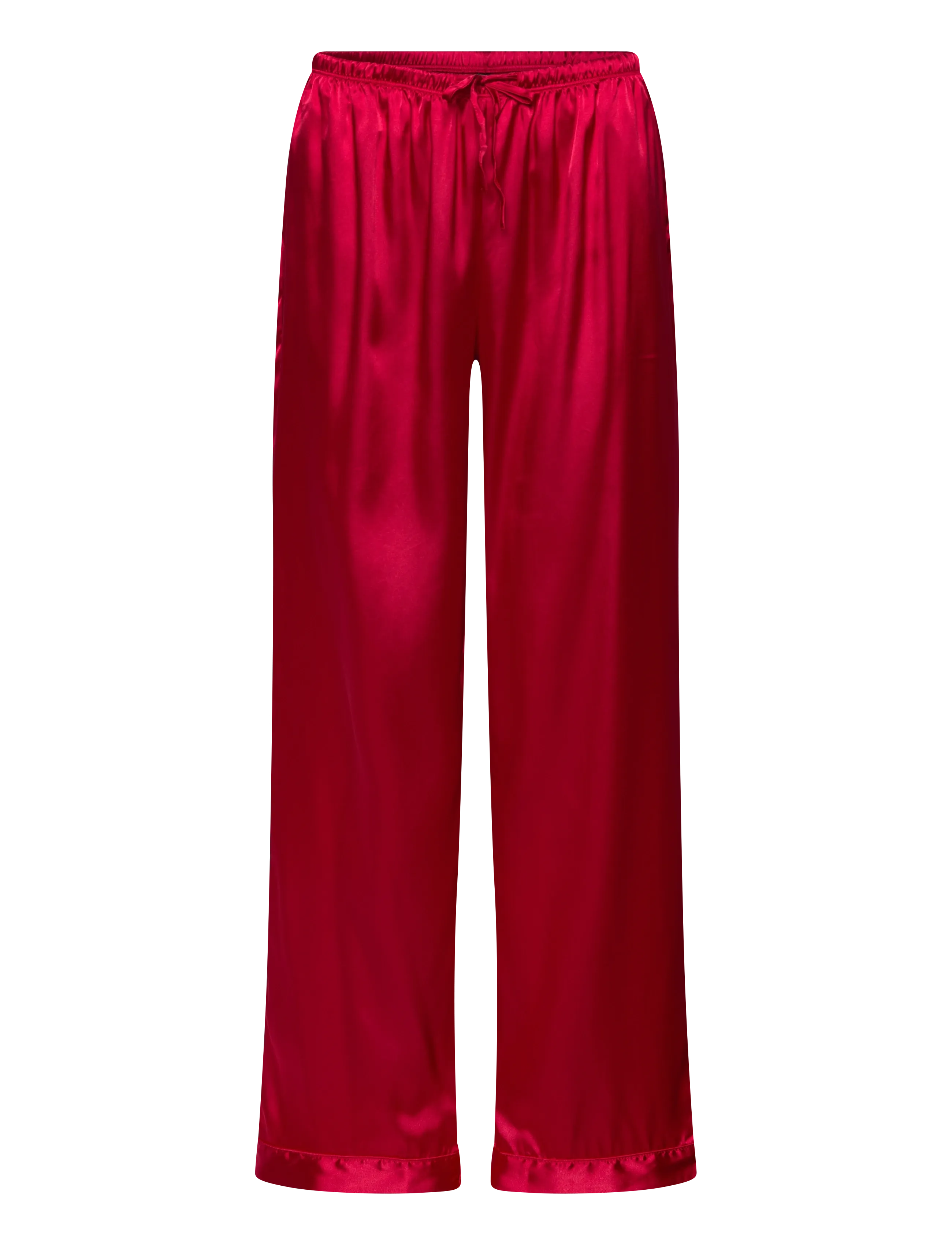 Hunkemöller - PJ LS SATIN MINIMAL - chili pepper - 2