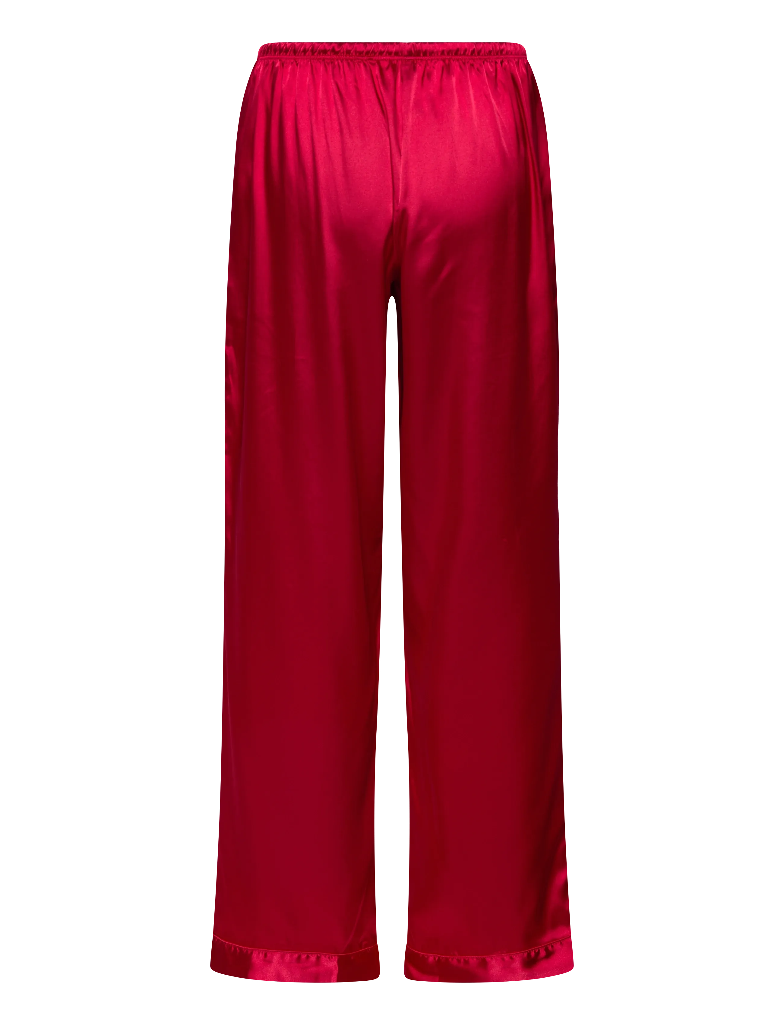 Hunkemöller - PJ LS SATIN MINIMAL - chili pepper - 3