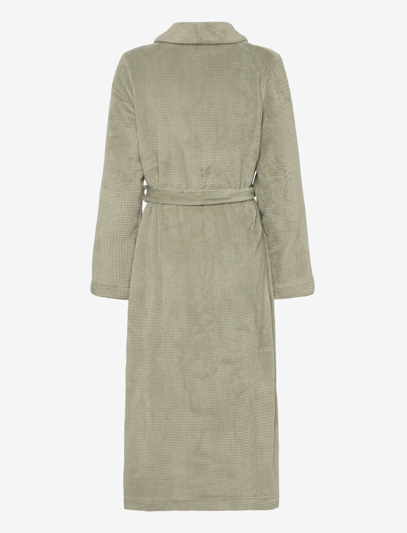 Hunkemöller - ROBE LONG FLANNEL FLEECE EMB - seagrass - 1