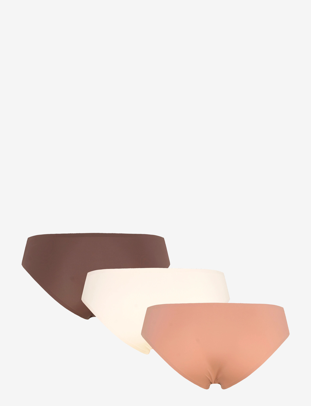 Hunkemöller - 3-PACK INV MICRO BRAZILIAN R - Õmblusteta aluspüksid - mocha mousse - 5