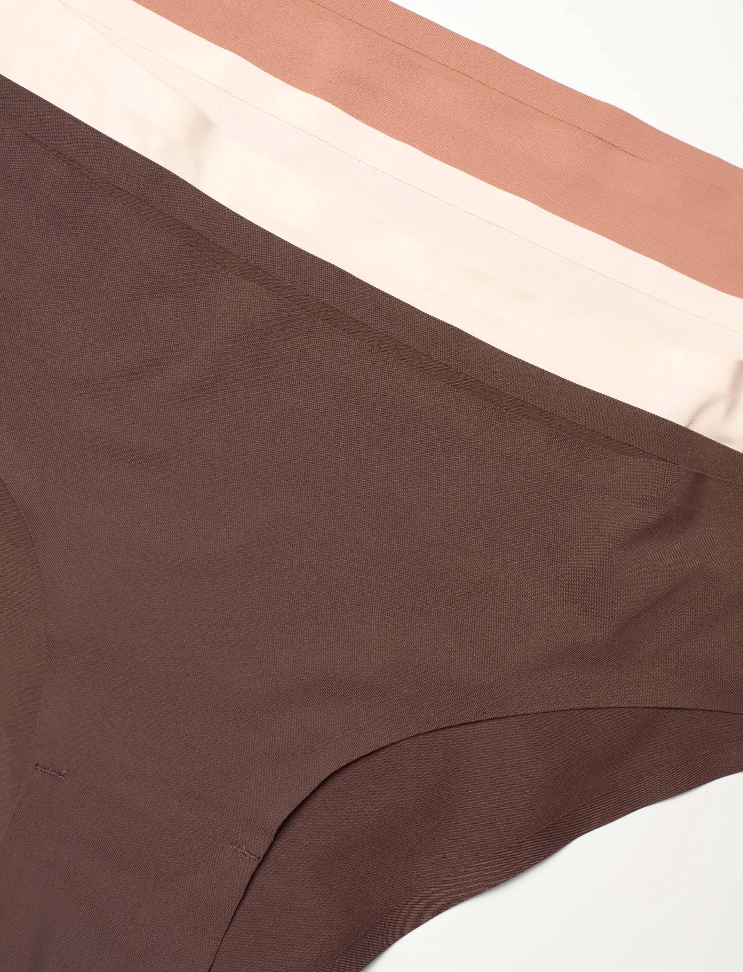 Hunkemöller - 3-PACK INV MICRO BRAZILIAN R - mocha mousse - 4