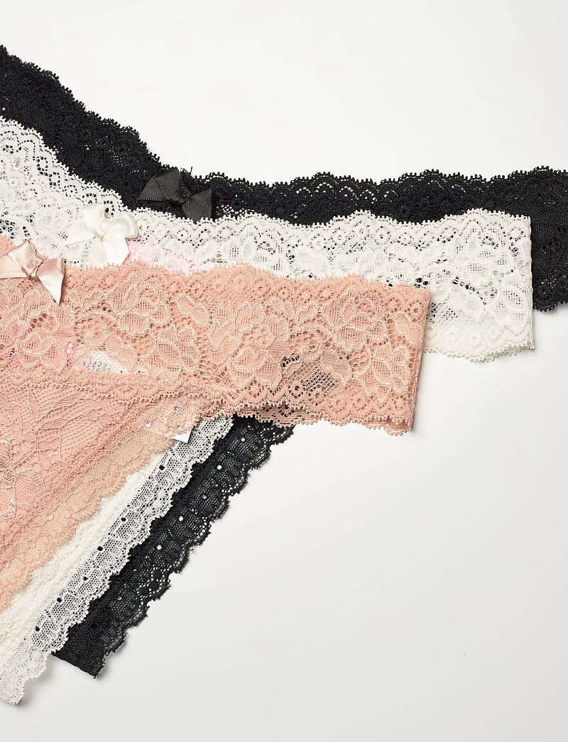 Hunkemöller - 3-PACK MADISON ULV STRING - stringtrosor - caviar - 1