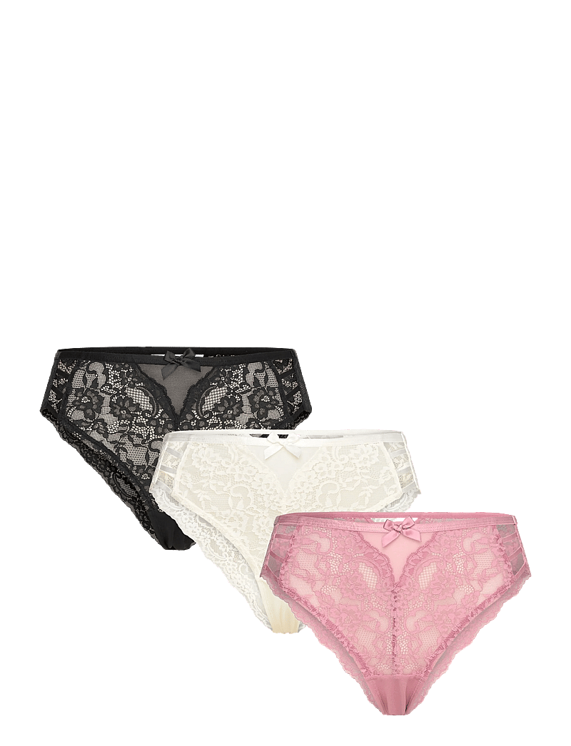 Hunkemöller - 3-PACK BELLE BRAZILIAN R - brazylijskie figi - lilas - 0