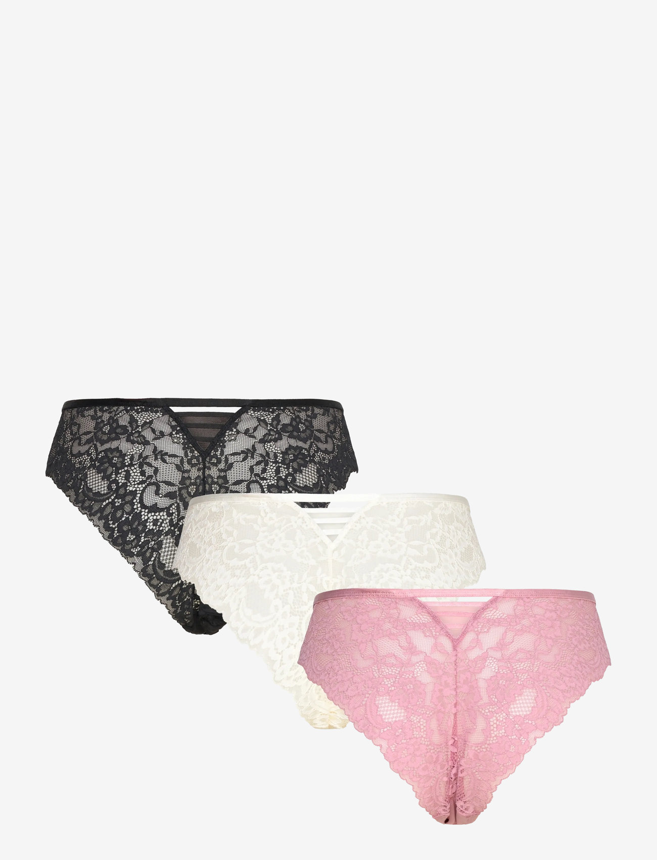 Hunkemöller - 3-PACK BELLE BRAZILIAN R - brazylijskie figi - lilas - 2