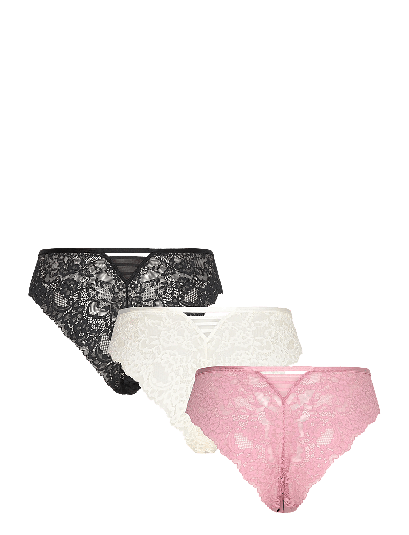 Hunkemöller - 3-PACK BELLE BRAZILIAN R - brazylijskie figi - lilas - 2