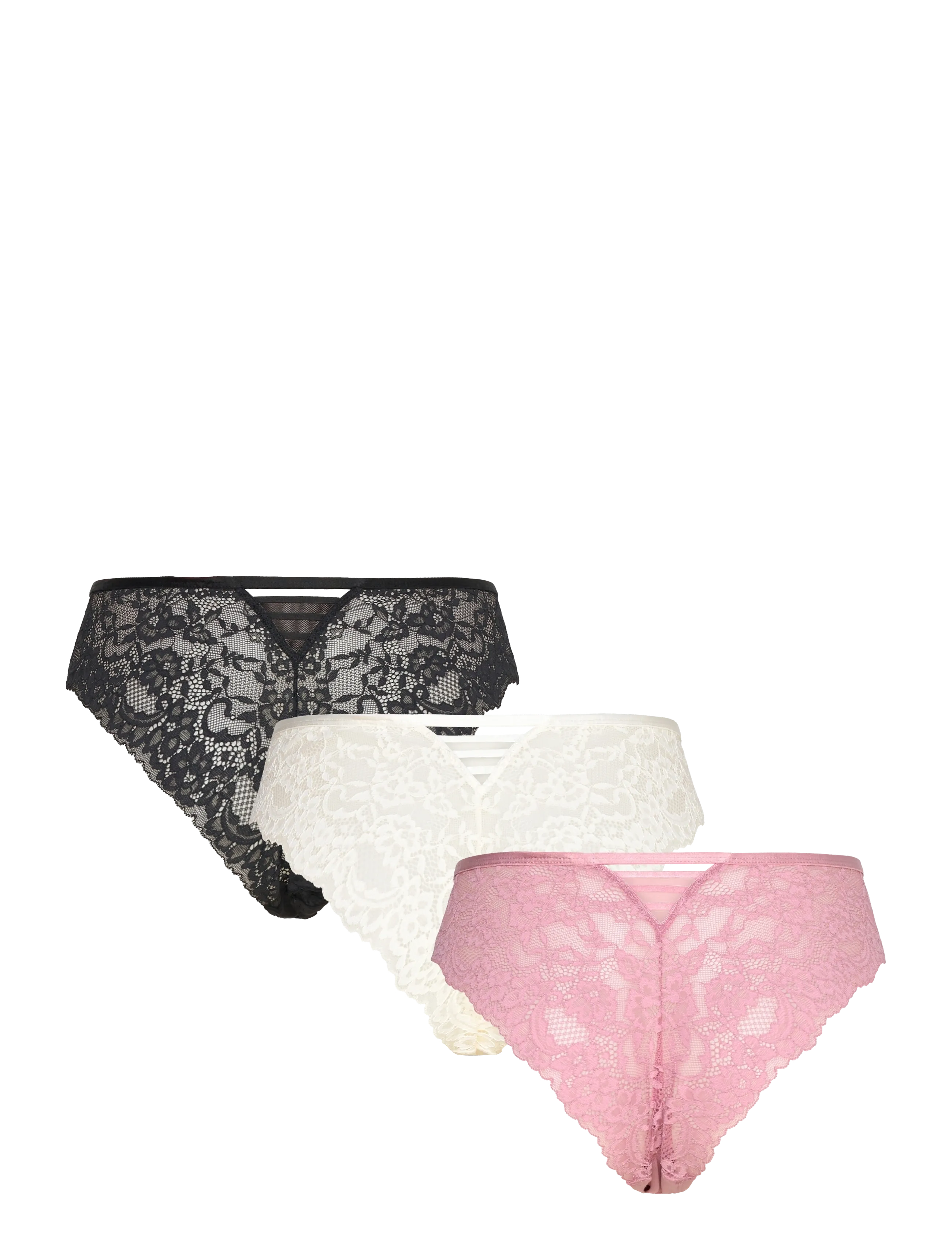 Hunkemöller - 3-PACK BELLE BRAZILIAN R - brazilian slips - lilas - 2