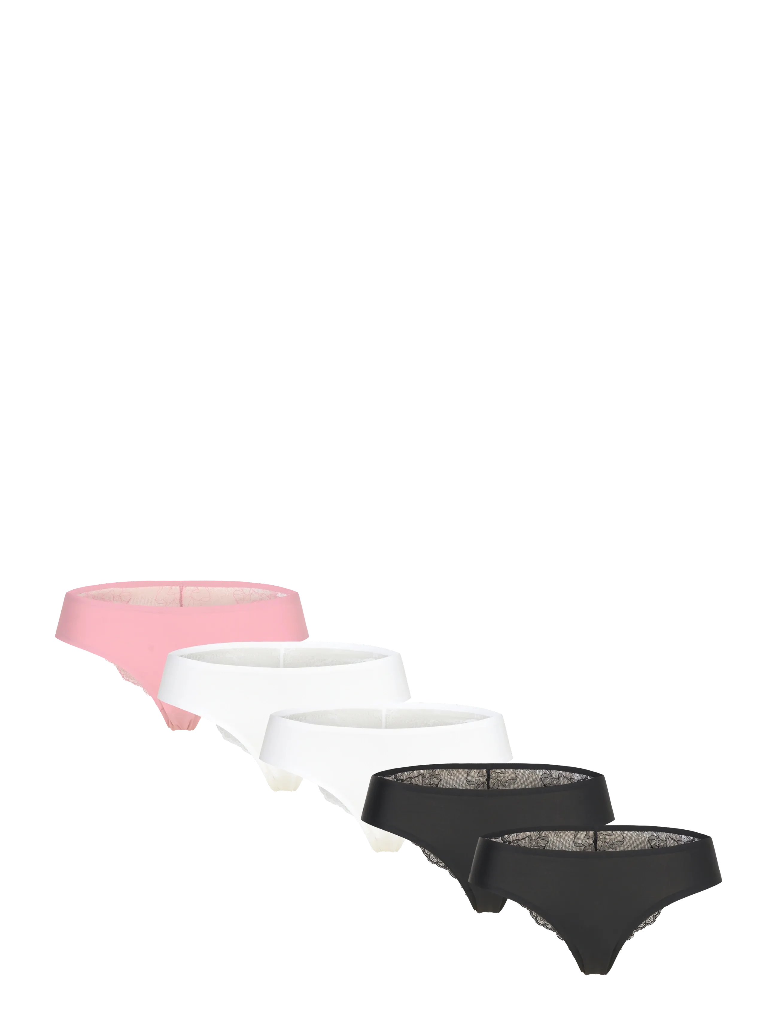 Hunkemöller - 5-PACK INV LACE BRAZILIAN R - lilas - 1