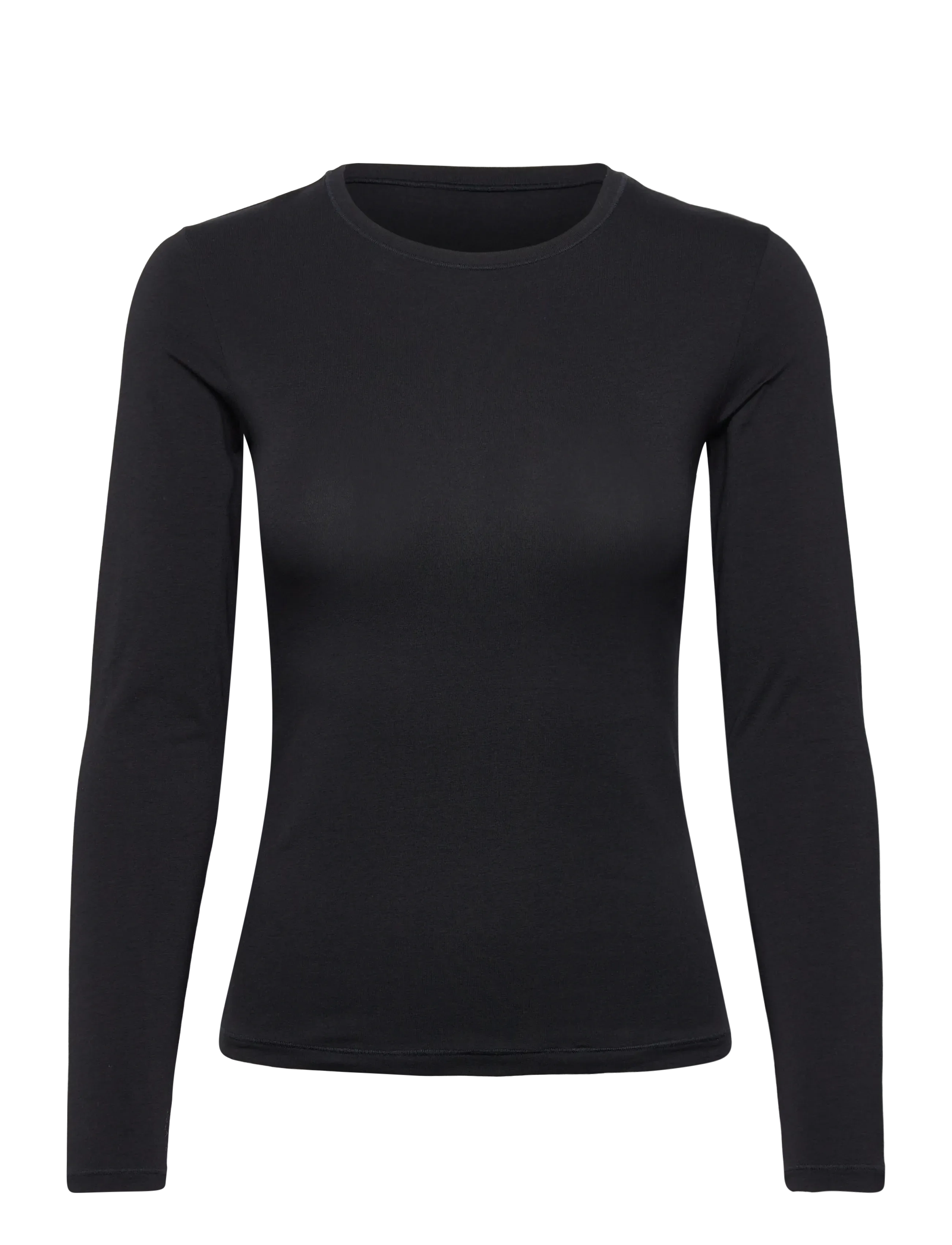 TOP LS SOFT COTTON - BLACK