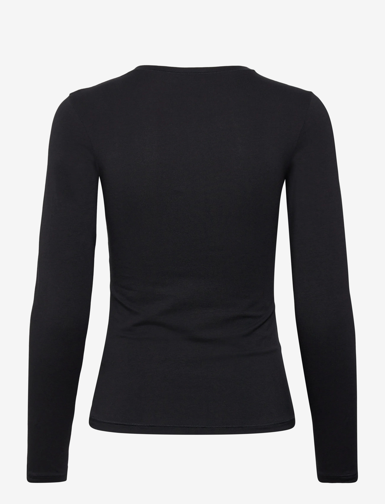 Hunkemöller - TOP LS SOFT COTTON - oberteile - black - 1