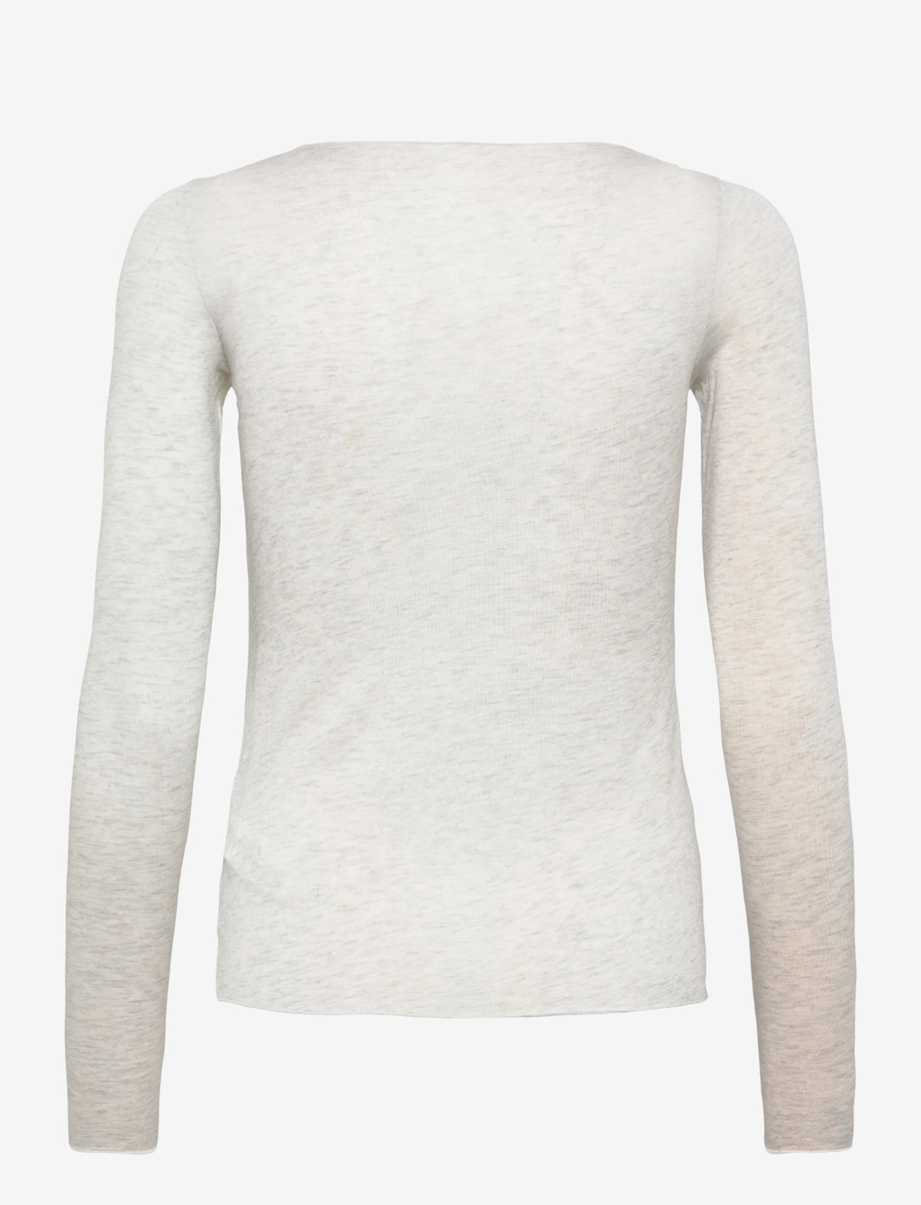 Hunkemöller - TOP LS BOATNECK INTIMATES - tops - soft grey melange - 1