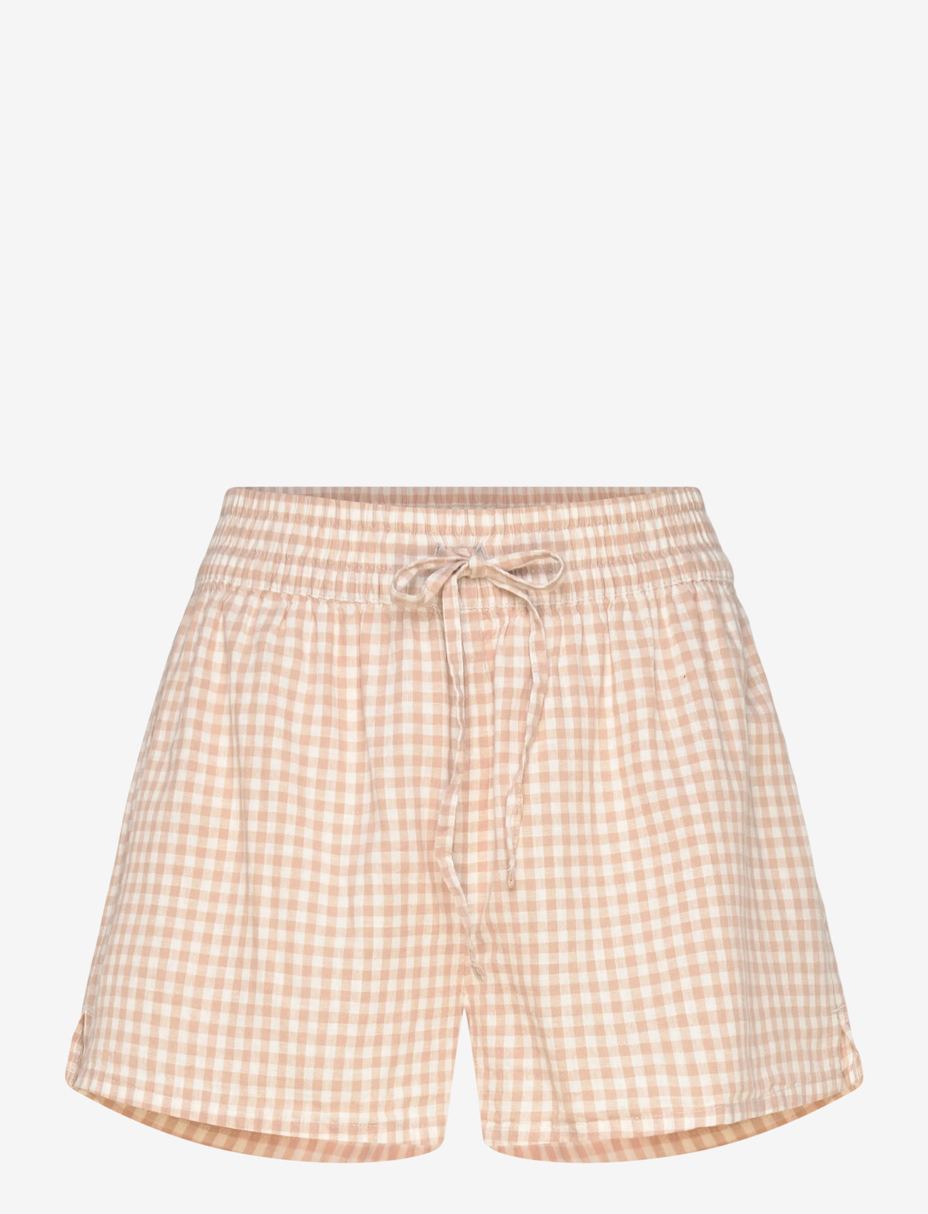 Hunkemöller - Short Linen Check - pyjamasshorts - snow white - 0