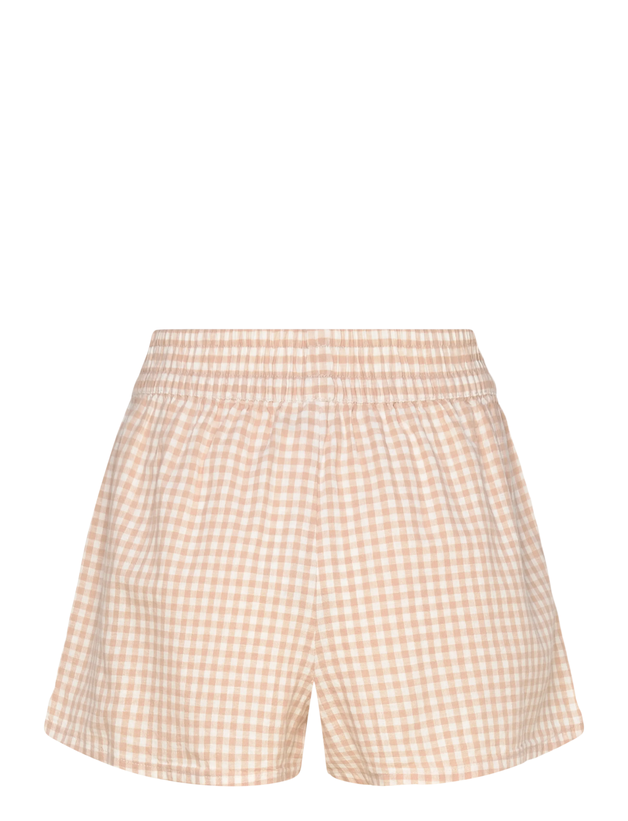 Hunkemöller - Short Linen Check - natshorts - snow white - 1