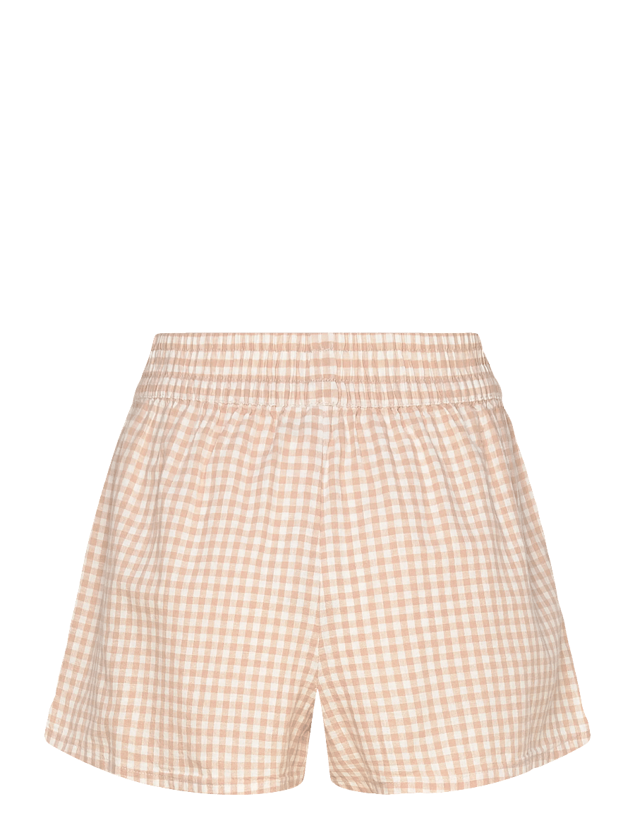 Hunkemöller - Short Linen Check - shorts - snow white - 1
