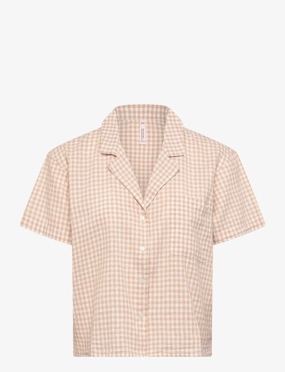 Hunkemöller - Jacket Linen Check - oberteile - snow white - 0