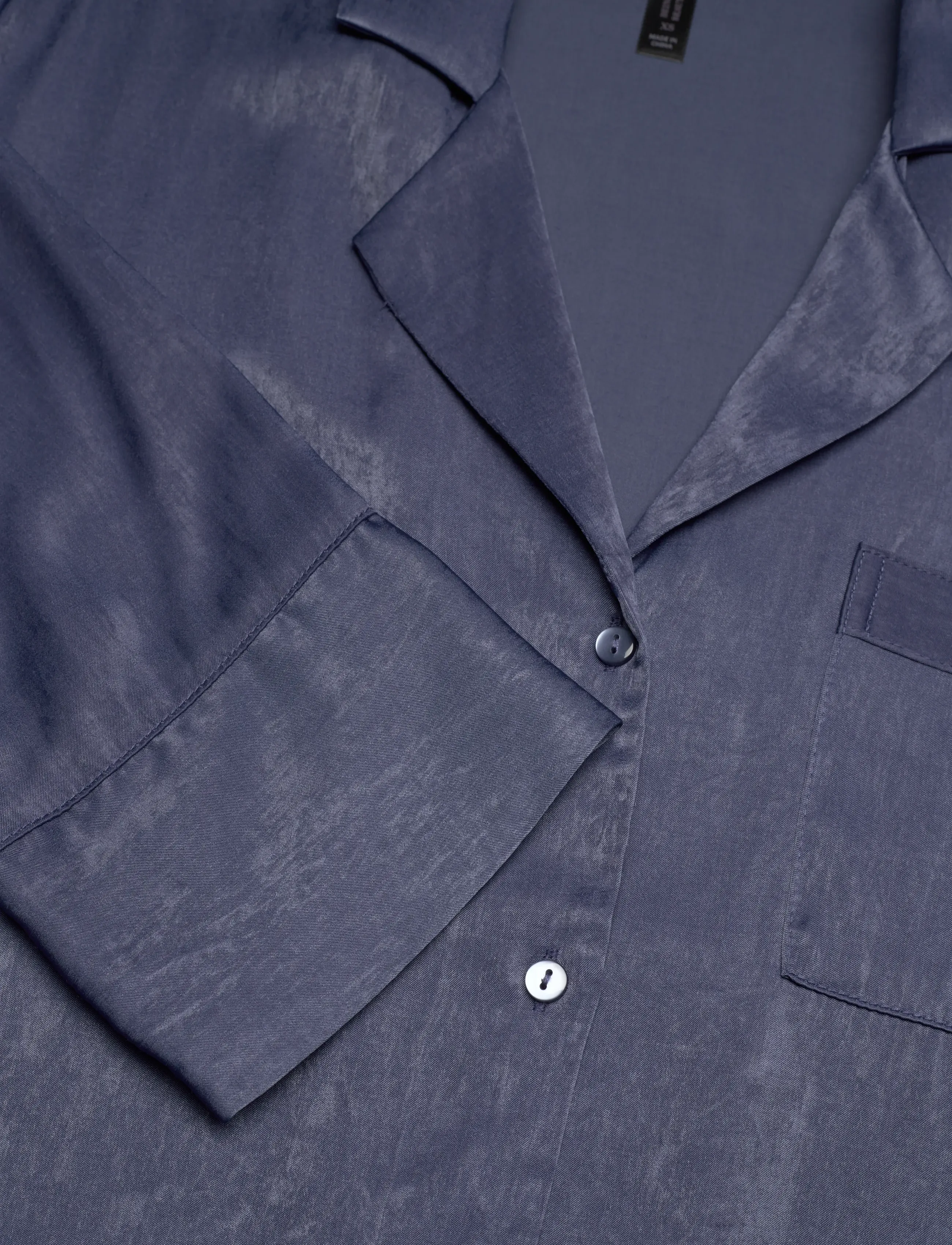 Hunkemöller - JACKET LS SATIN AYLA - alussärgid - vintage indigo - 2
