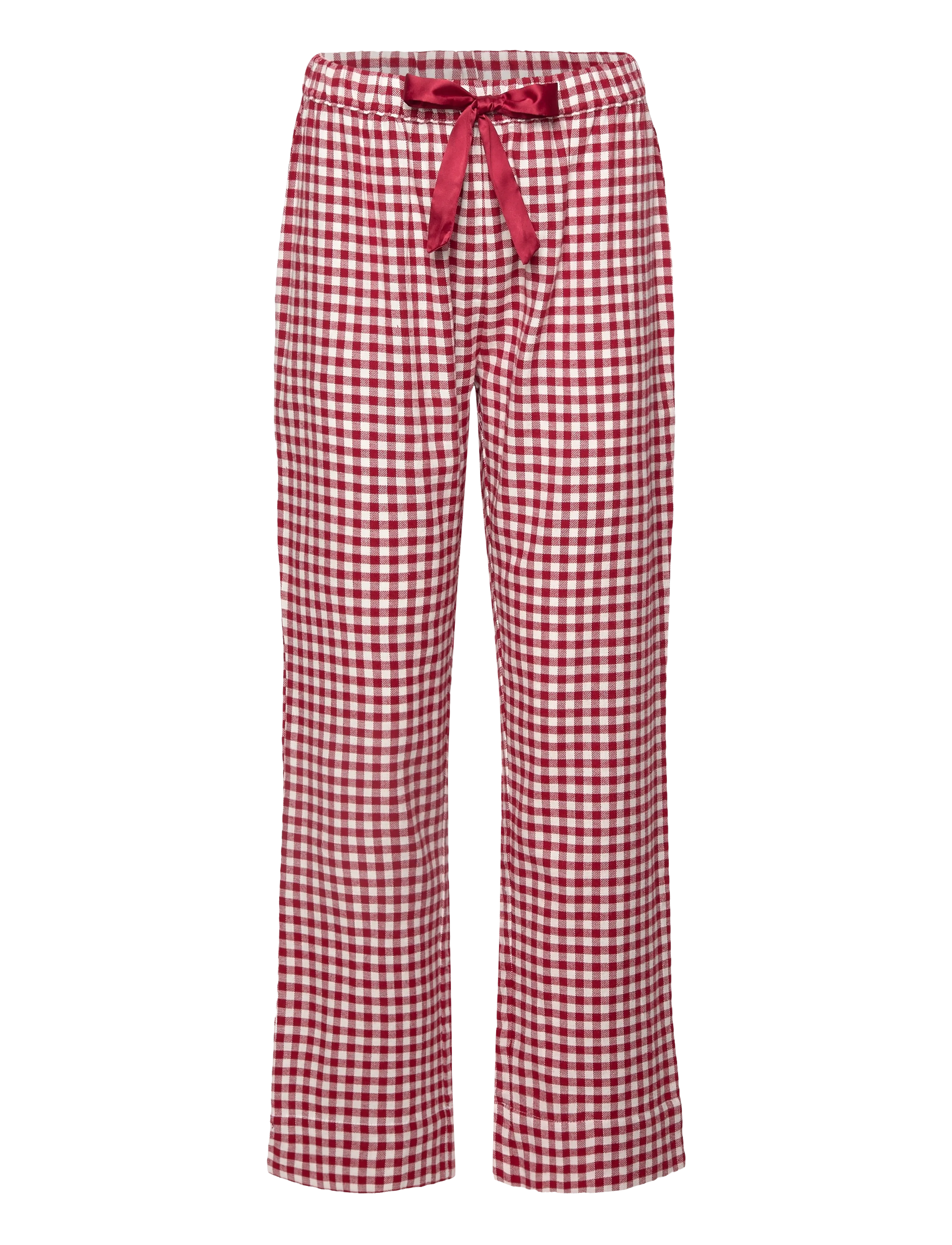 Hunkemöller - PJ SET LS TOP TWILL CHECK - pyjamas - red dahlia - 2