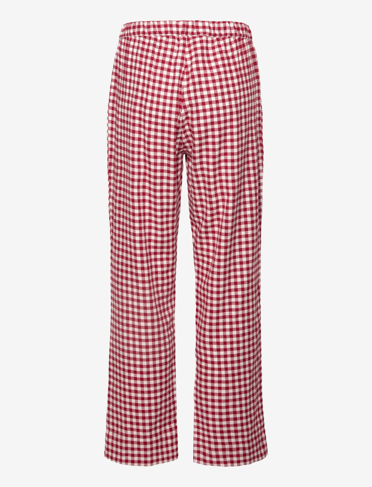 Hunkemöller - PJ SET LS TOP TWILL CHECK - julpyjamas - red dahlia - 3