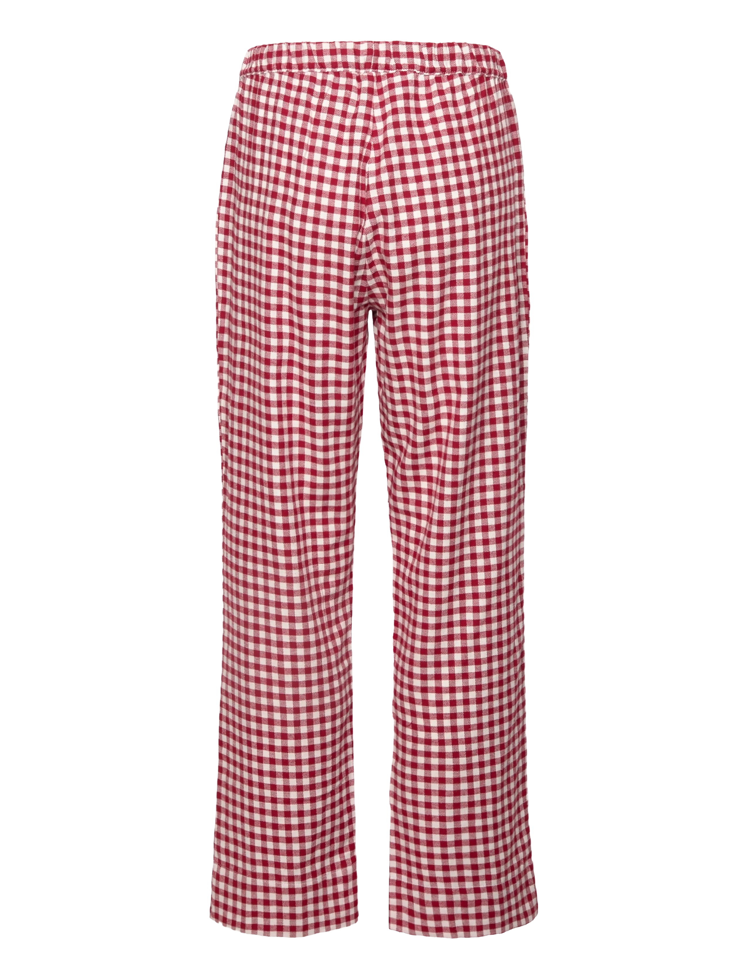 Hunkemöller - PJ SET LS TOP TWILL CHECK - pyjamas - red dahlia - 3