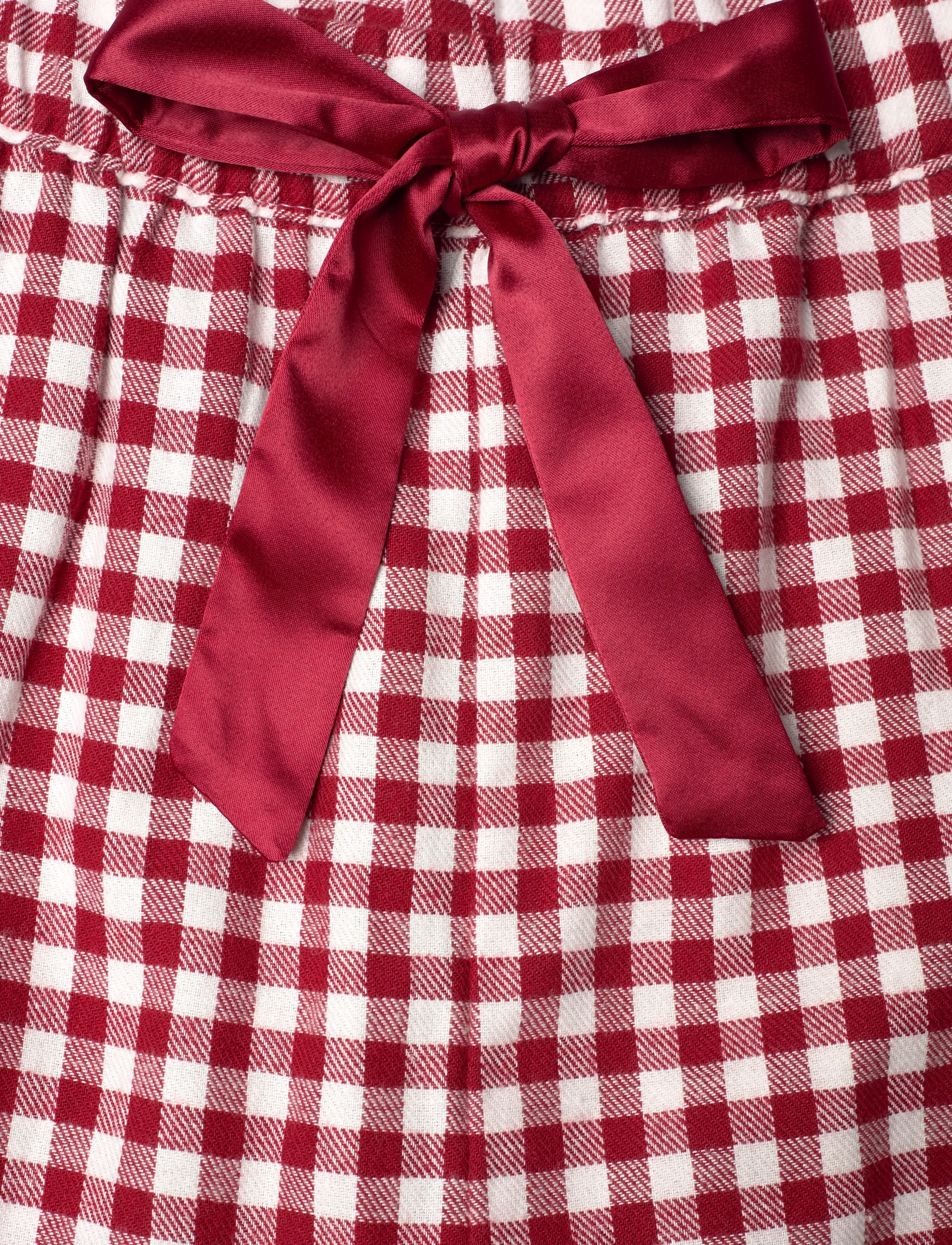 Hunkemöller - PJ SET LS TOP TWILL CHECK - pyjamas - red dahlia - 5