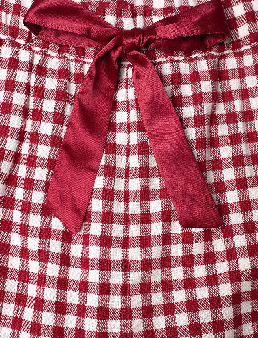 Hunkemöller - PJ SET LS TOP TWILL CHECK - pyjamas - red dahlia - 5