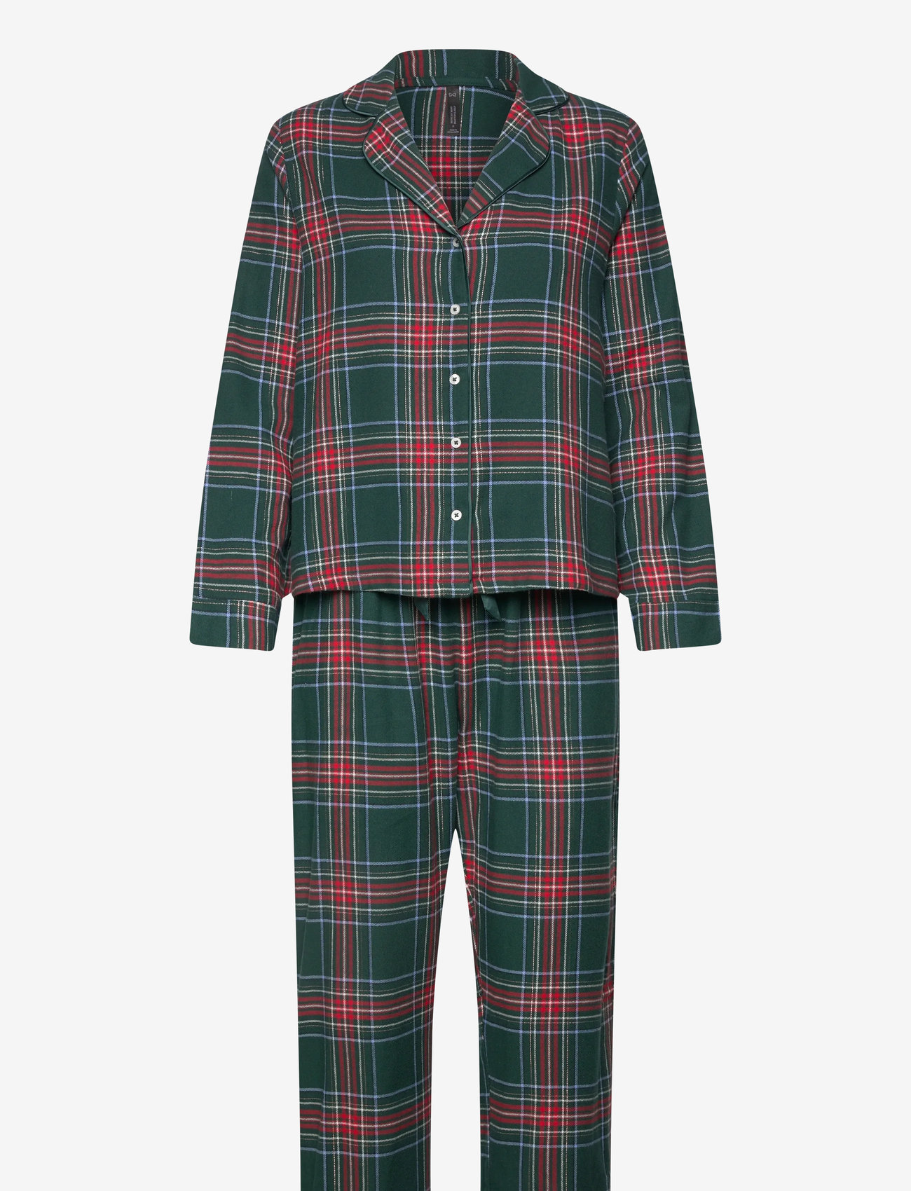 Hunkemöller - PJ LS FLANNEL TWILL CHECK - geburtstagsgeschenke - ponderosa pine - 0
