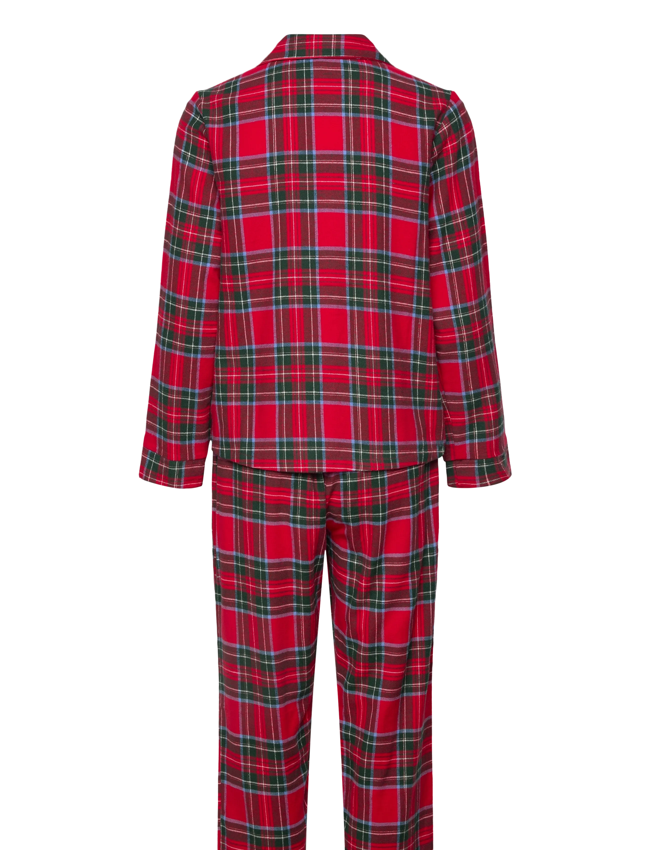 Hunkemöller - PJ LS FLANNEL TWILL CHECK - pyjamas - salsa - 1