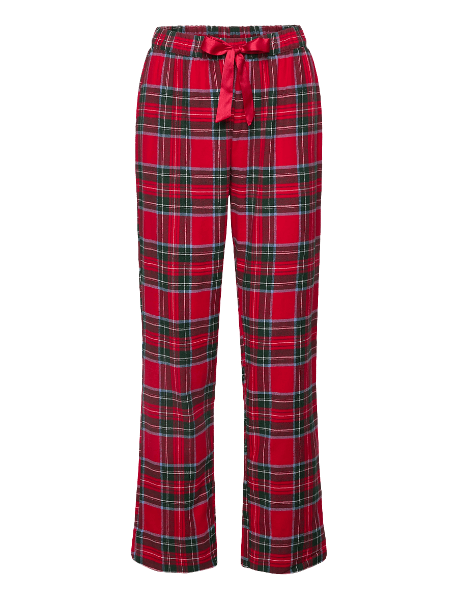 Hunkemöller - PJ LS FLANNEL TWILL CHECK - pyjamas - salsa - 2