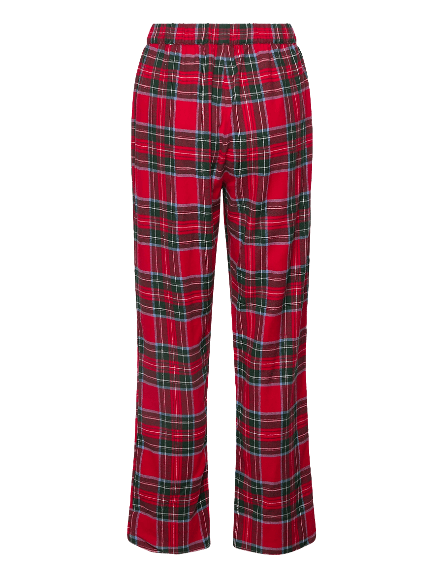 Hunkemöller - PJ LS FLANNEL TWILL CHECK - pyjamas - salsa - 3