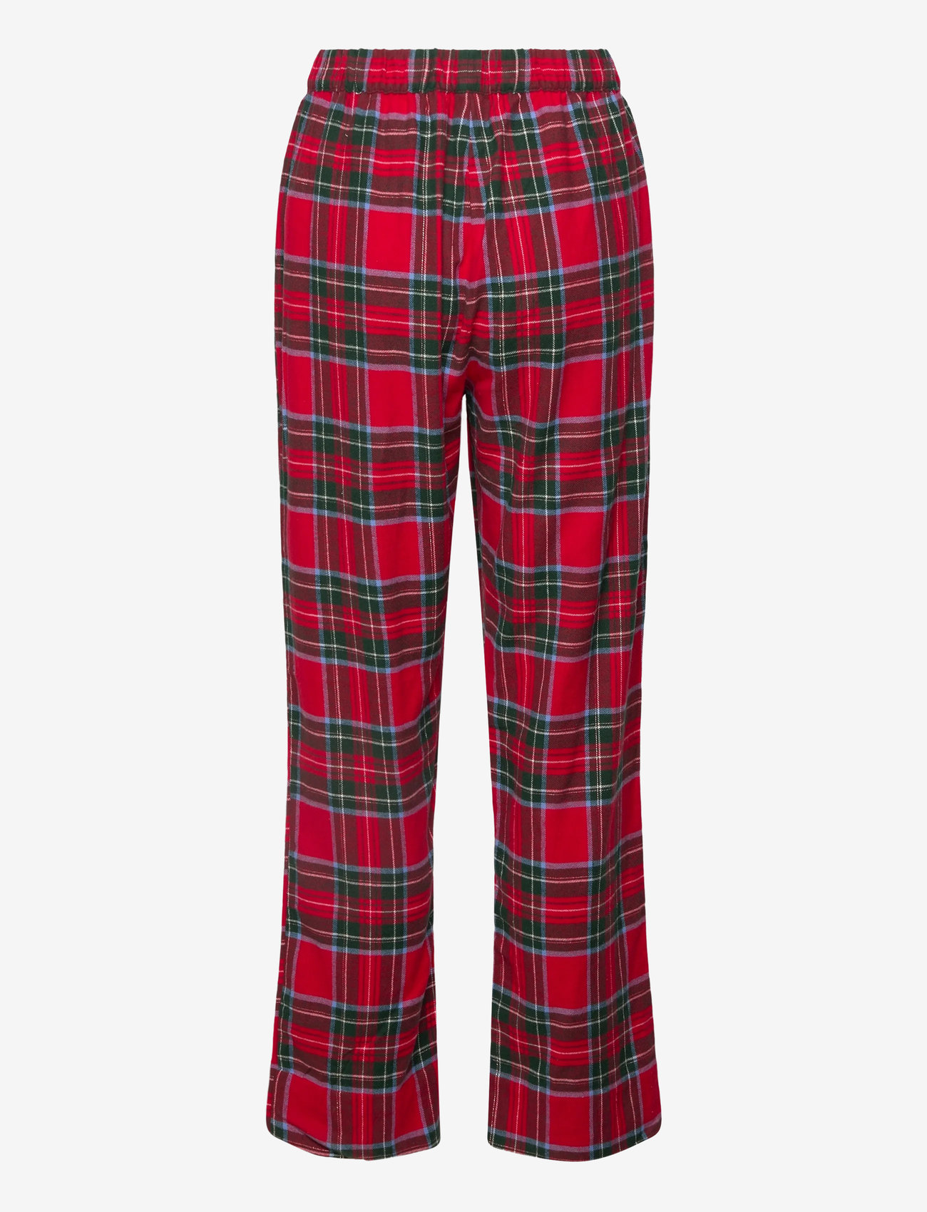 Hunkemöller - PJ LS FLANNEL TWILL CHECK - julpyjamas - salsa - 3