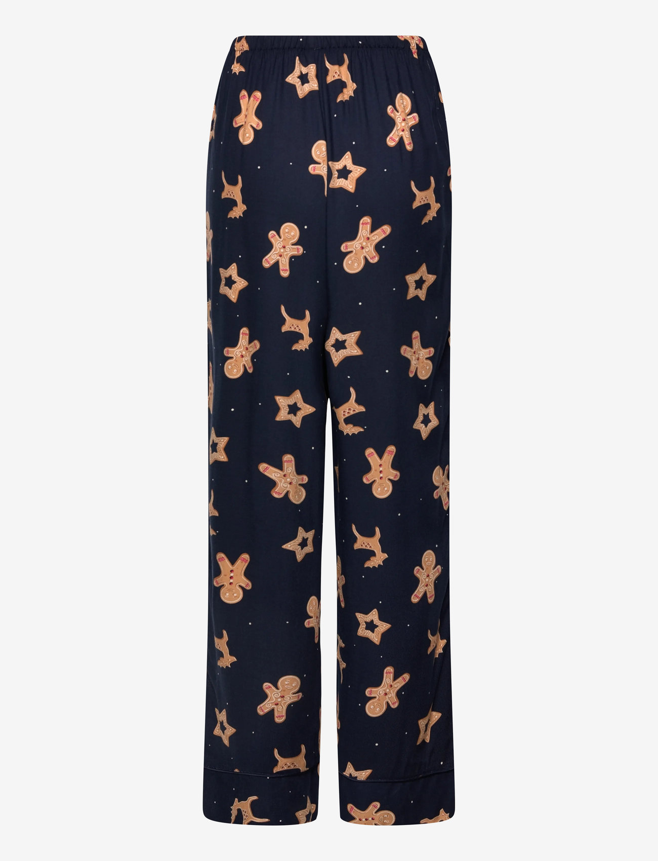 Hunkemöller - PJ LS VIS TWILL GINGER - julpyjamas - peacoat - 3