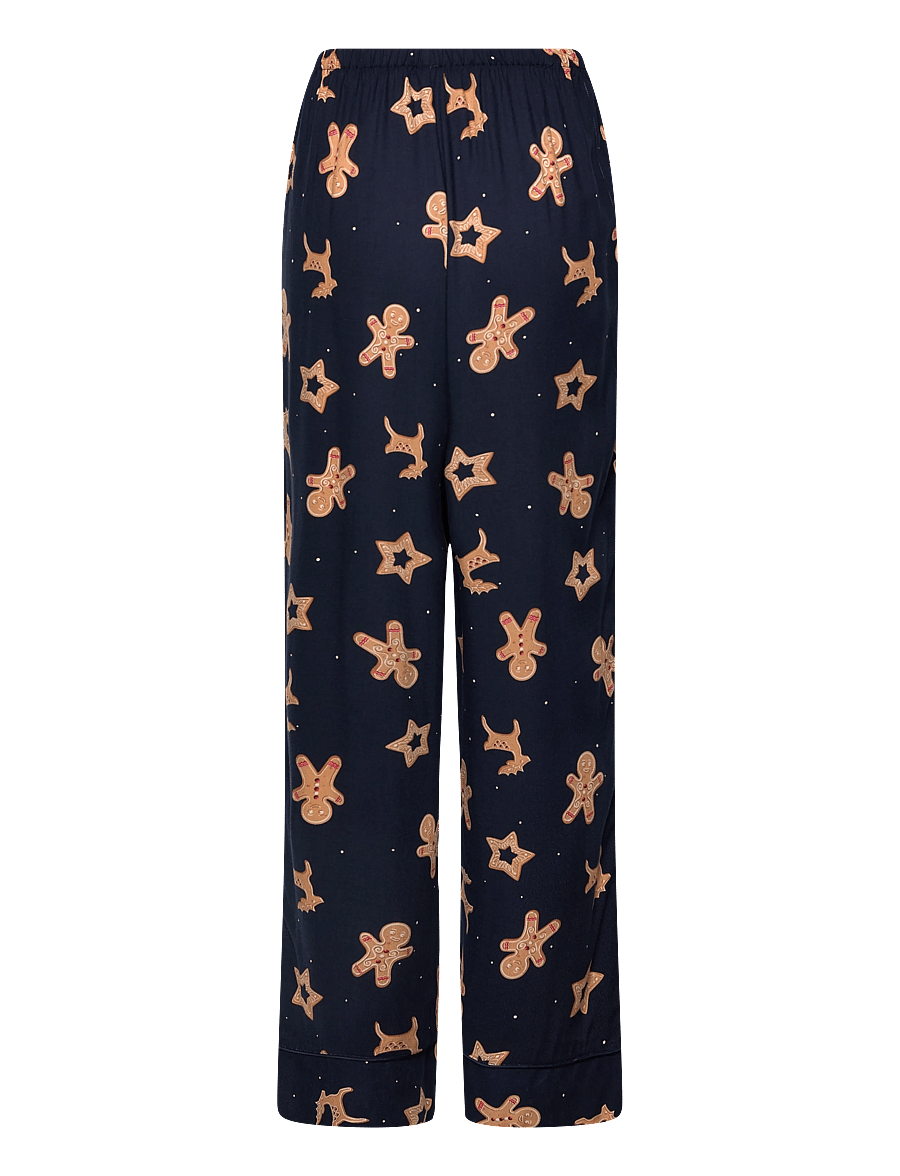 Hunkemöller - PJ LS VIS TWILL GINGER - pyjamas - peacoat - 3
