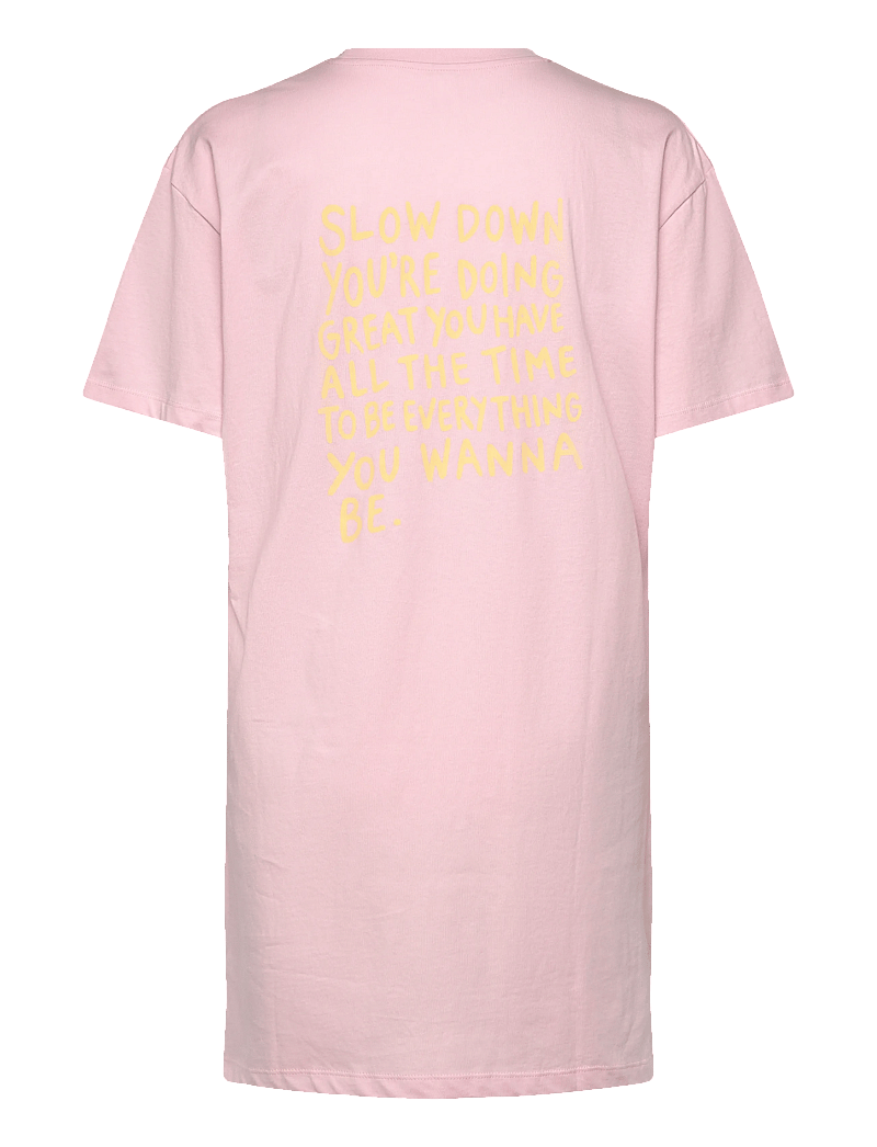 Hunkemöller - NIGHTIE R-NECK SLOW DOWN - overdele - peachskin - 1